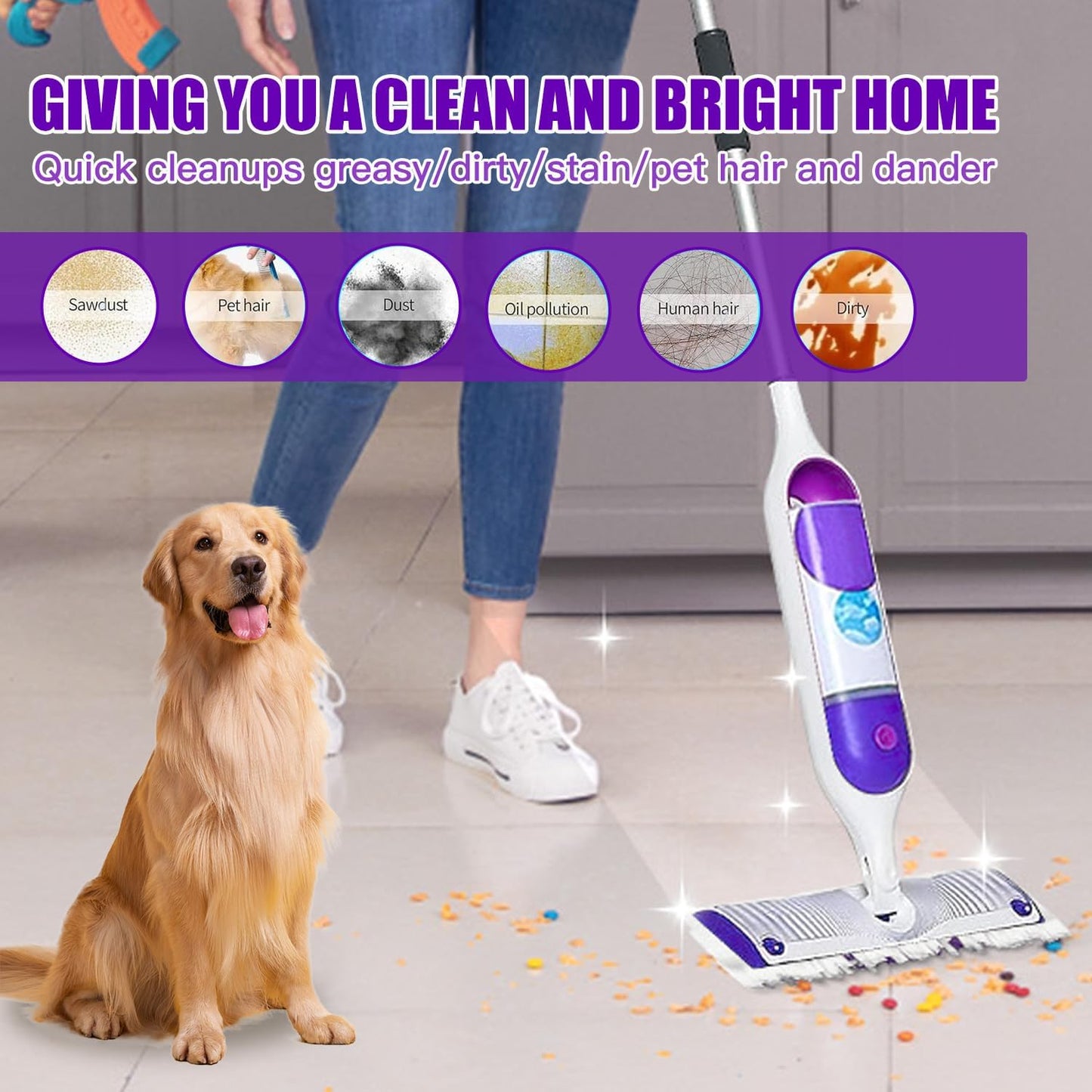 20 Count Power Mop Pads Refills for Swiffer PowerMop Multi-Surface Mopping Pad Disposable Replacement Mop Pads Compatible with Swiffer PowerMop,Safe on All Finished Floors.