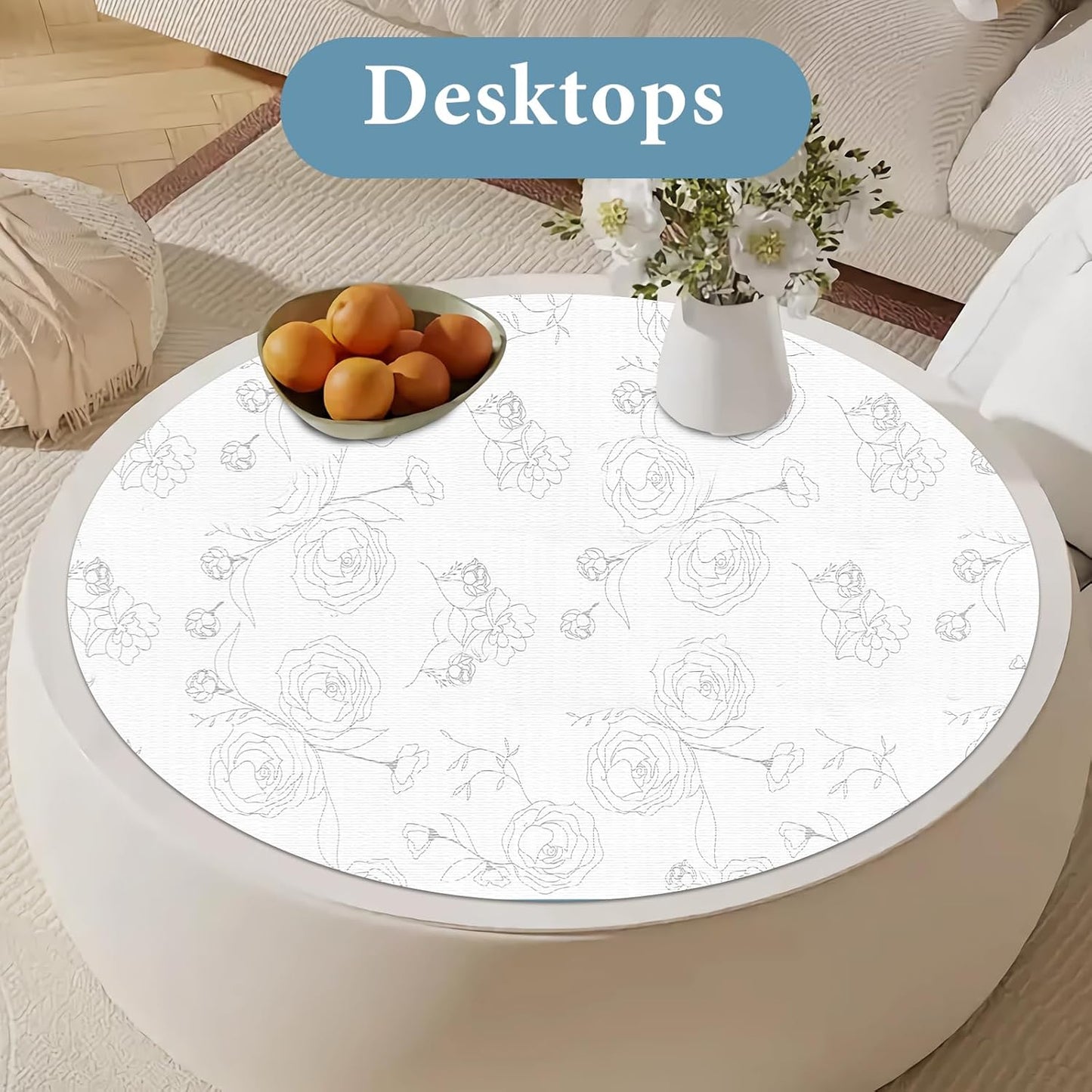 Shelf Liners for Kitchen Cabinets 23.6in x 30FT Non Adhesive Drawer Liner Sliver Floral Thickened Shelf Liner Paper Strong Non-Slip Easy to Clean for Tool Box Refrigerator with Knife and Tape Measure