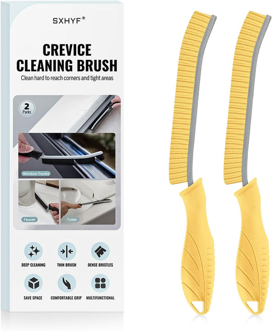 SXhyf Cleaning Brush - Hard Bristle Crevice Cleaning Brush, Multifunctional Gap Scrub Brush, Kitchen Essentials, Bathroom Cleaner Tools for Household Use, Home, Window, Toilet, Stove