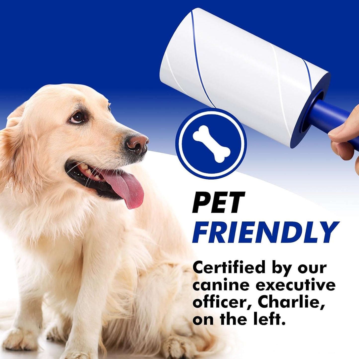 Lint Rollers for Pet Hair Extra Sticky, 400 Sheets (2 Rollers + 2 Refill) Mega Value Set, Portable Pet Lint Remover for Clothes, Furniture, Carpet, Dog & Cat Hair Removal