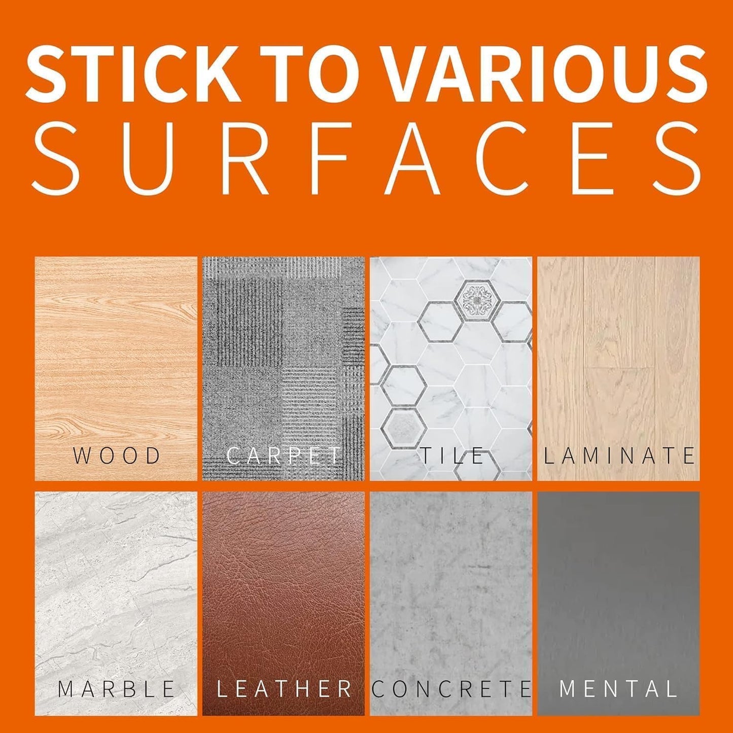 TAPEBEAR Carpet Tape Double Sided 4Inch x 30Yards, Heavy Duty Rug Gripper Anti Slip Anti Curling Floor Tape Residue-Free, Two Sided, Removable, Waterproof for Area Rugs, Mats, Strong Hold for Tile