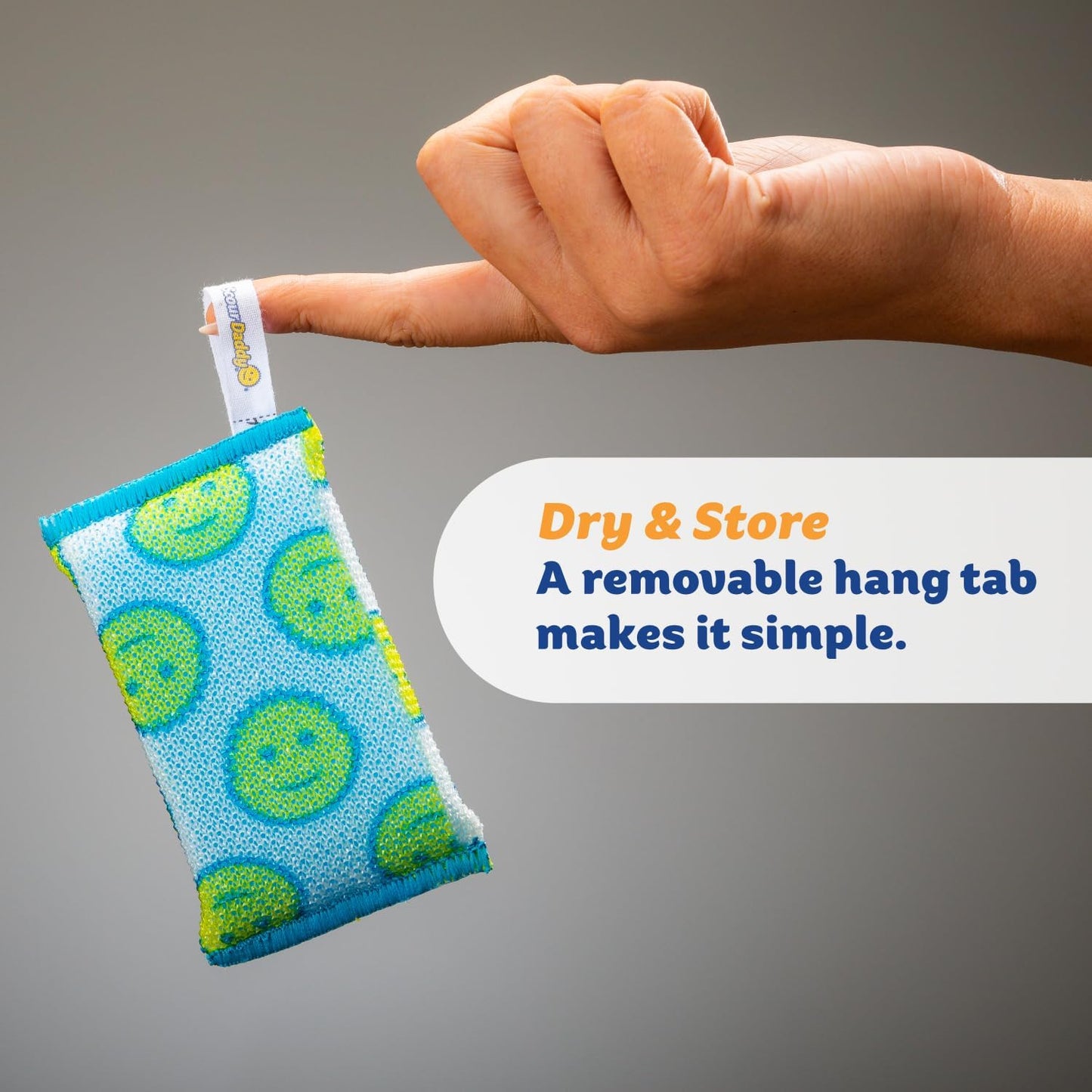 Scrub Daddy Scour Daddy Scouring Pad - Non Scratch Scouring Pad - Sponges for Dishes & Cleaning Supplies - Durable & Odor Resistant - 3 Count (12 Pack)