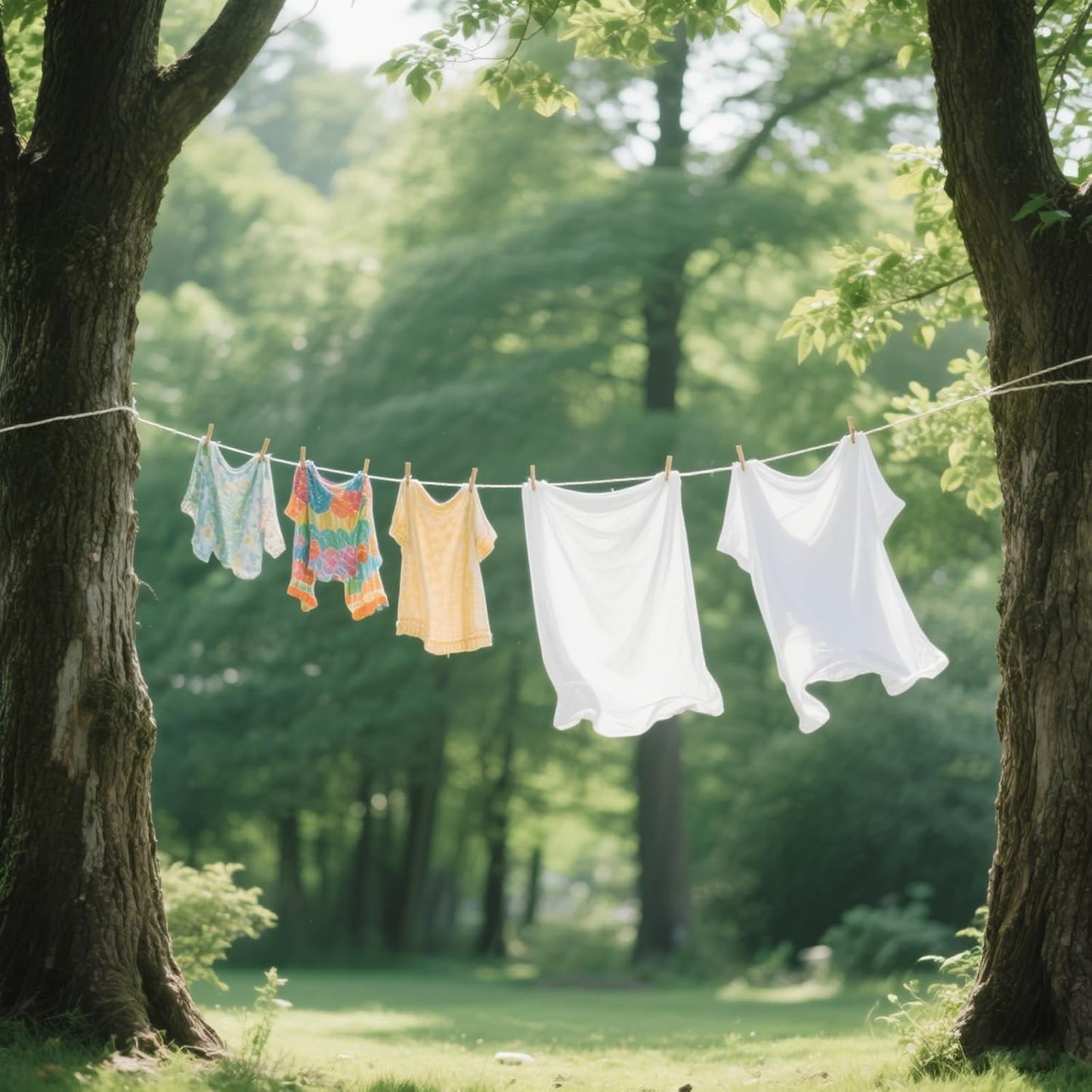 SOUJAP 5/32 Inch White Natural Cotton Clothesline Rope, 4mm x 328 Feet Cotton Sash Cord for Window, Decoration, Tie Down