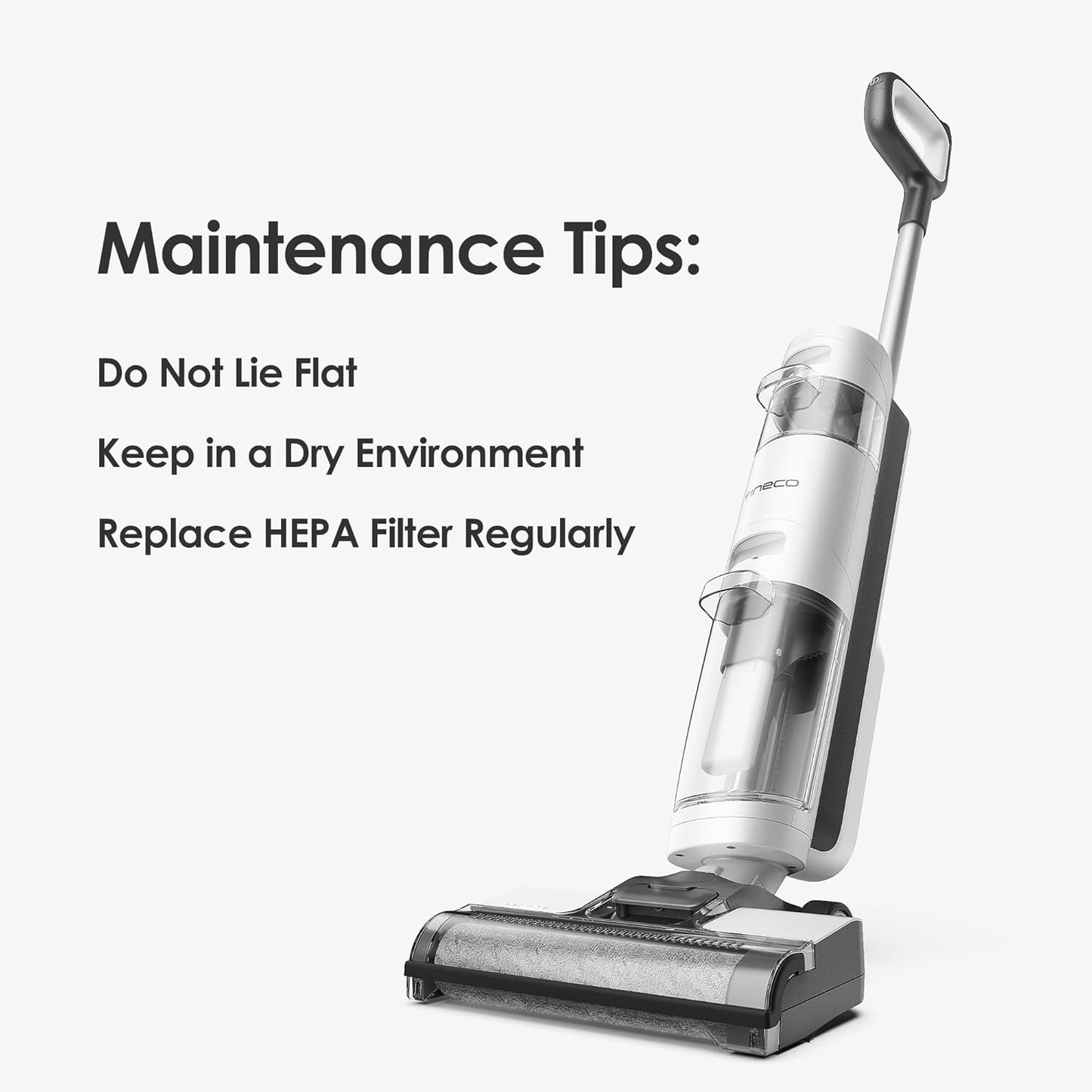 Tineco iFLOOR 3 Breeze Complete Wet Dry Vacuum Cordless Floor Cleaner and Mop One-Step Cleaning for Hard Floors