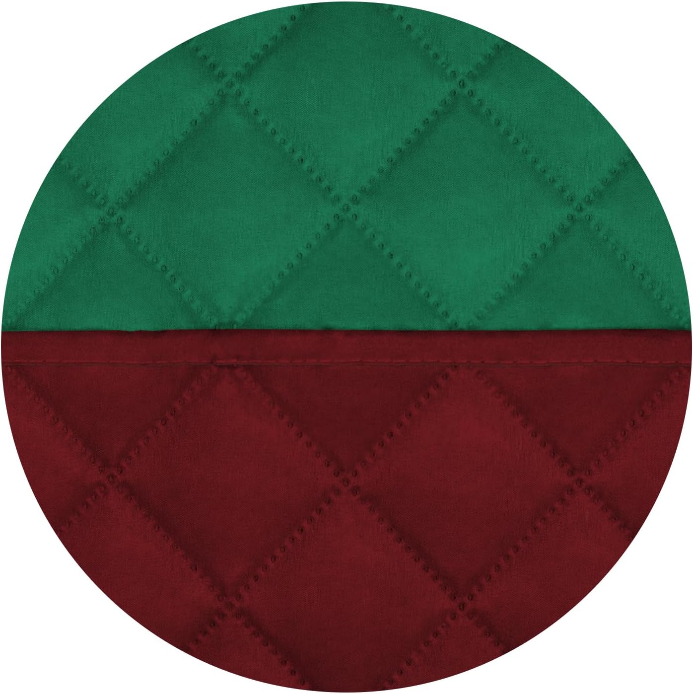 PureFit Reversible Quilted Sofa Cover, Water Resistant Slipcover Furniture Protector, Washable Couch Cover with Non Slip and Elastic Straps for Kids, Dogs, Pets (Sofa, Green/Red)