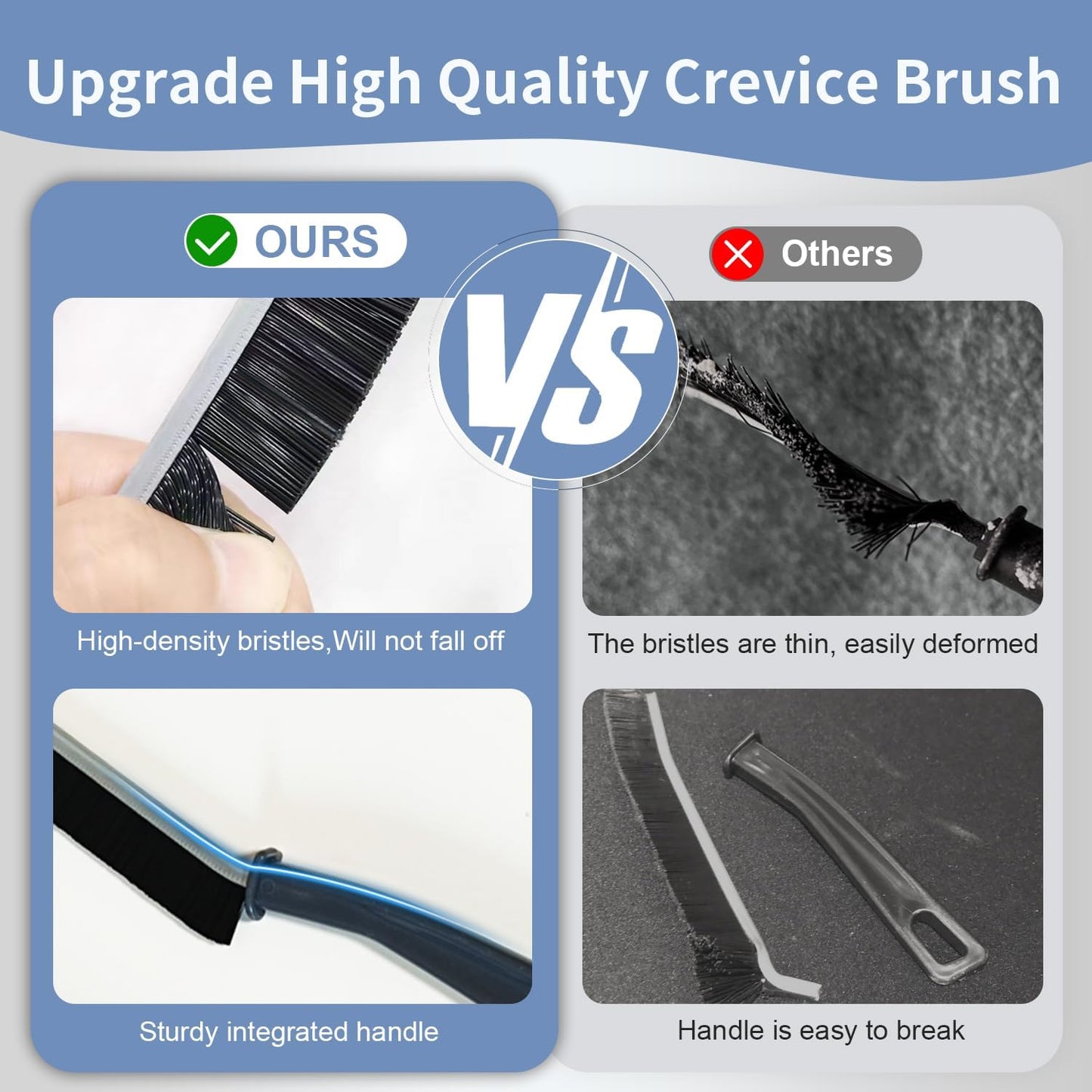 5 PCS Crevice Cleaning Brush, Multifunctional Hard Bristle Grout Cleaner Brush, Bathroom Cleaning Brush Tool with Clip,Kitchen Brush for Household, Kitchen, Window, Sink, Toilet, Grout