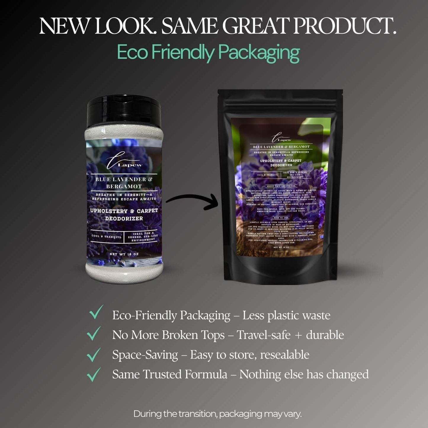 Blue Lavender & Bergamot Carpet Freshener Powder: Powerful Odor Eliminator for Home, Upholstery Deodorizer, Carpet Deodorizer, Pet Urine, Cat Litter Box - Blue Lavender & Bergamot