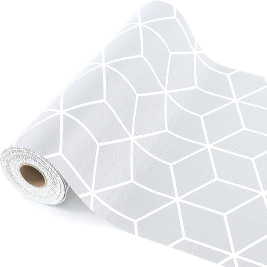 Shelf Liner 16 Inch Wide X 20 Ft Waterproof Cabinet Drawer Paper Mat Non Slip Pantry Cupboard Closet Liners Non Adhesive Liner for Kitchen Bathroom Dresser Refrigerator Under Sink