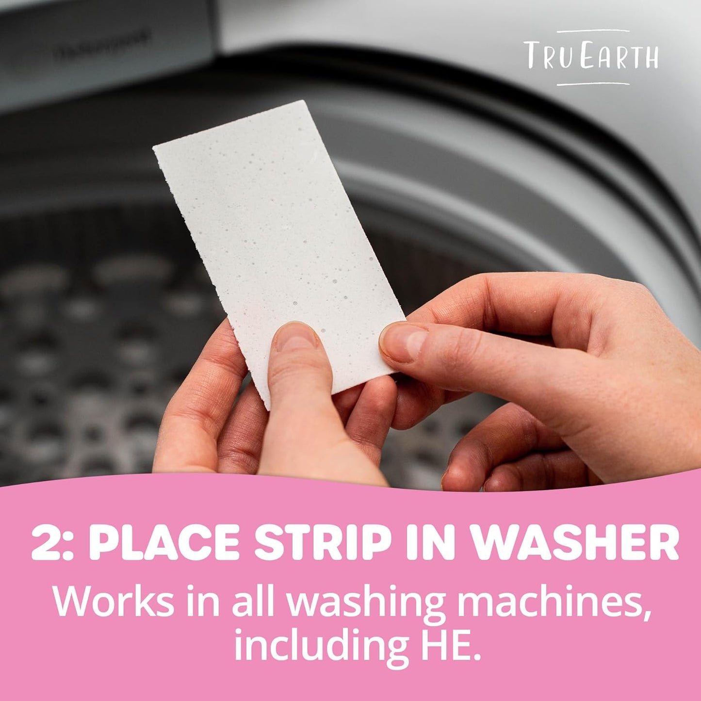 Tru Earth Hypoallergenic Baby Laundry Detergent Sheets/Strips for Sensitive Skin, 384 Count, Up to 768 Loads: Fragrance Free Baby Detergent Laundry Newborn, Children