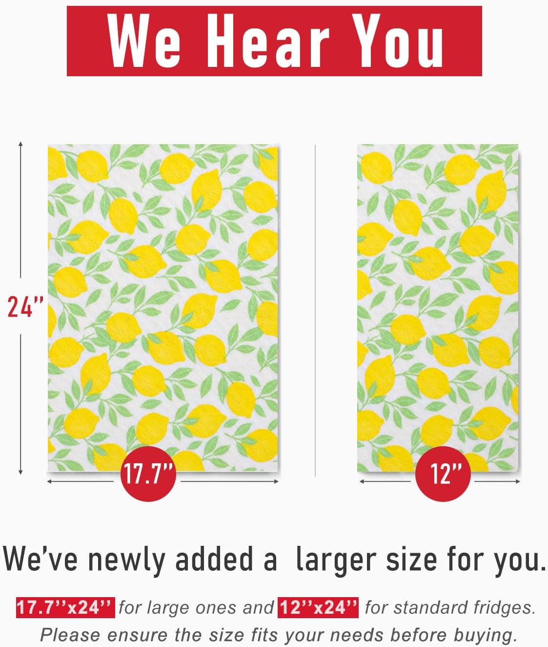 Cooyes 12 Pack Polyester Shelf Liners for Kitchen Cabinets, 12" × 24", Non-Slip Refrigerator Liners Machine Washable, Refrigerator Drawer Mats for Glass Shelves and Kitchen Cabinets