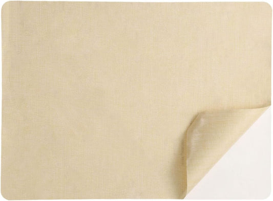 PATIKIL Linen Repair Patch, 8 x 11 Inch Self-Adhesive Linen Fabric Repair Patches for Sofa Couch Clothes Handbag Tents Car Seats Furniture, Light Beige