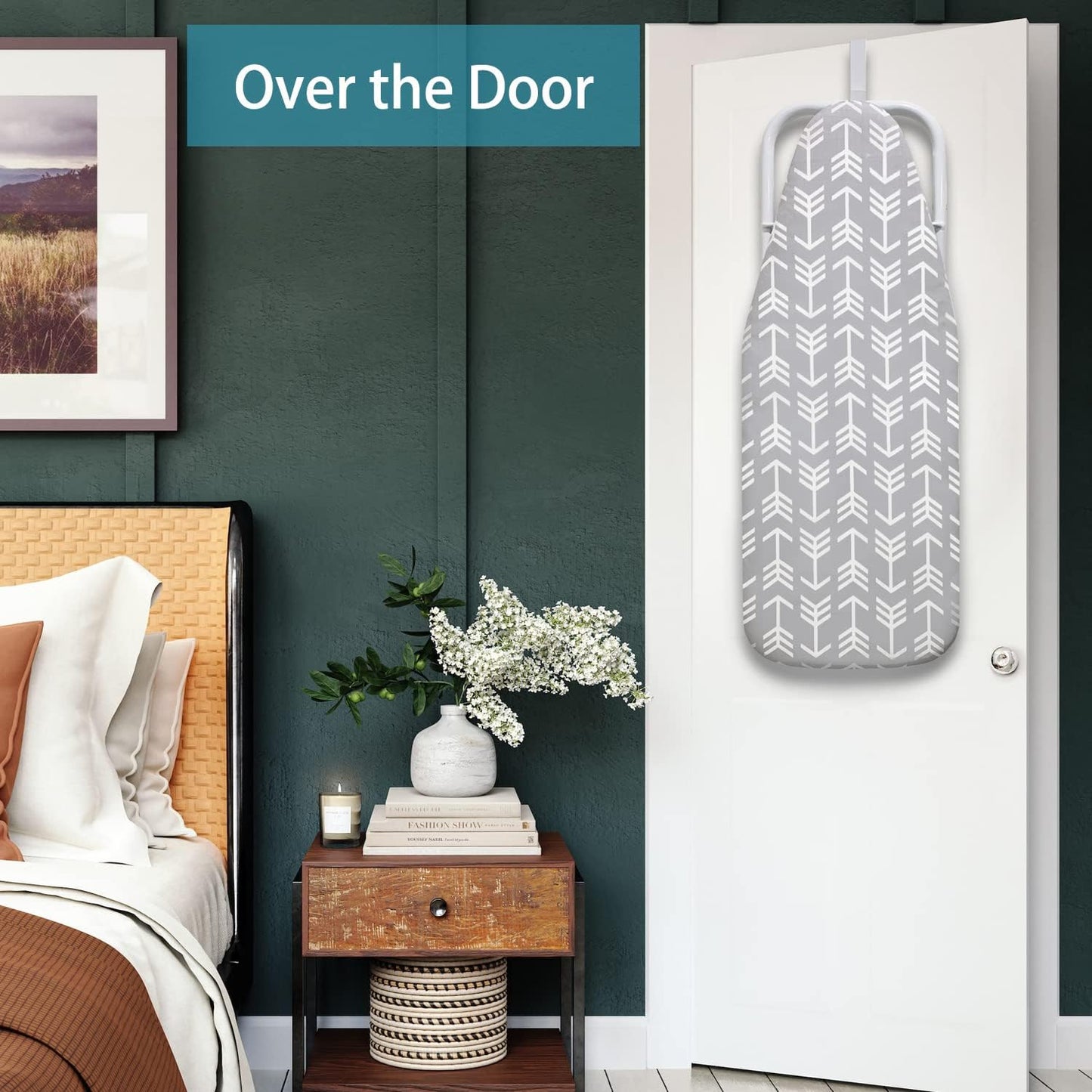 Tabletop Ironing Board with Folding Legs, Portable Small Ironing Board with Extra Thick Heavy Duty Cotton Padding Cover, Space Saving Mini Iron Board for Dorms, Laundry and Craft Room