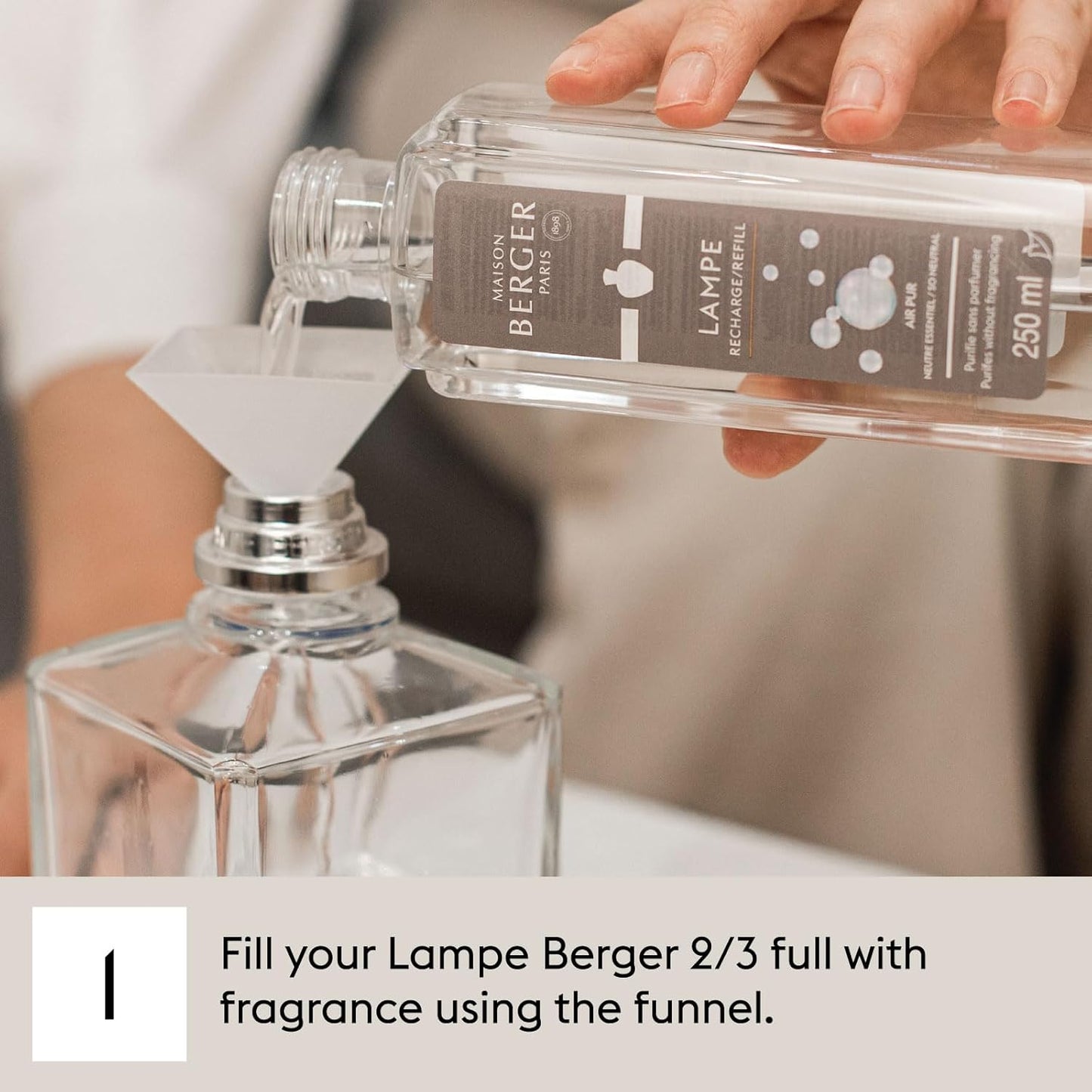 Ocean Breeze - Lampe Berger Fragrance Refill for Home Fragrance Oil Diffuser - 33.8 Fluid Ounces - 1 Liter