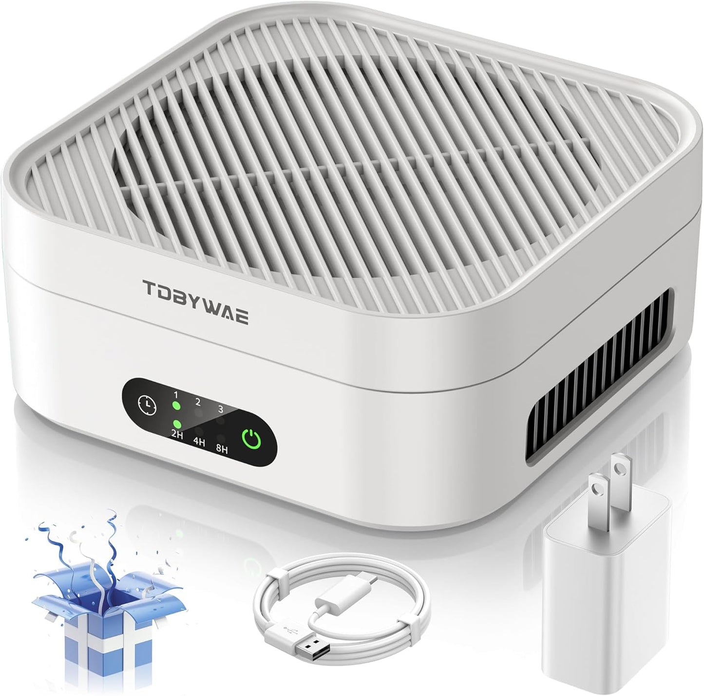 Air Purifiers for Home – True HEPA Air Purifier for Pets, Smoke & Allergies | 600 Sq Ft Coverage | Ultra-Quiet & Portable Small Air Purifier for Bedroom/Travel/Desk/Office/RV