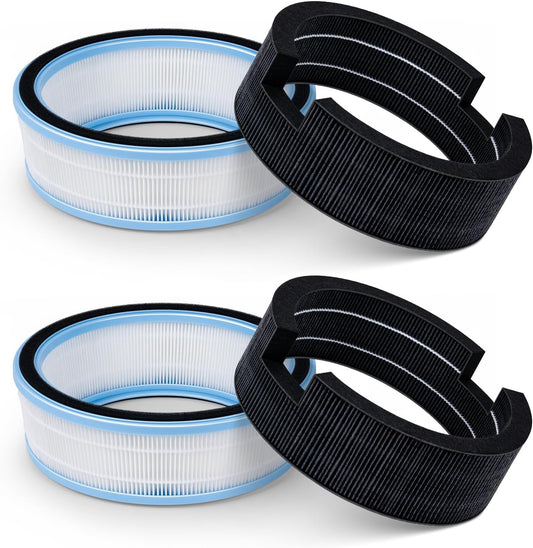 Leemone Replacement HEPA Filters & Wick Filters Compatible with LEVOIT Sprout Evaporative Humidifier for Bedroom Baby, Dual Filters for Air & Water