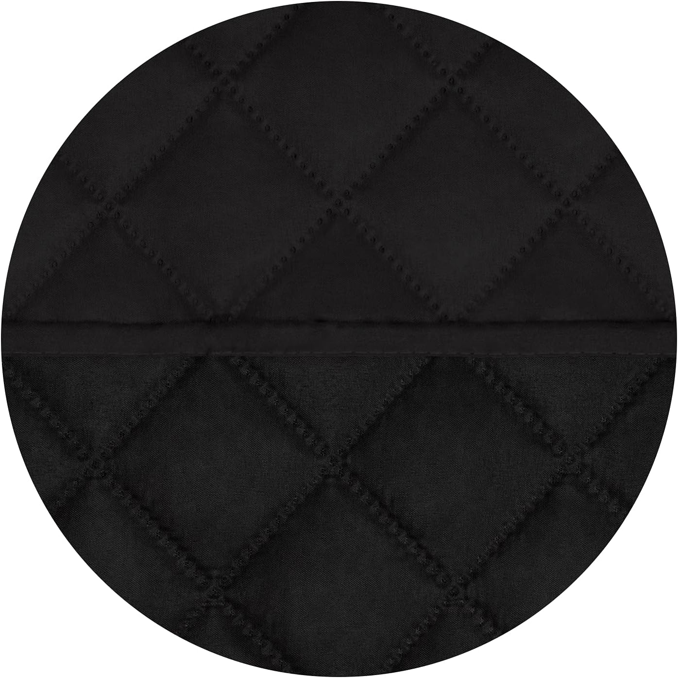 PureFit Reversible Quilted Oversized Recliner Sofa Cover, Water Resistant Furniture Protector, Washable Couch Cover with Elastic Straps for Kids, Pets (Large, Black/Black)