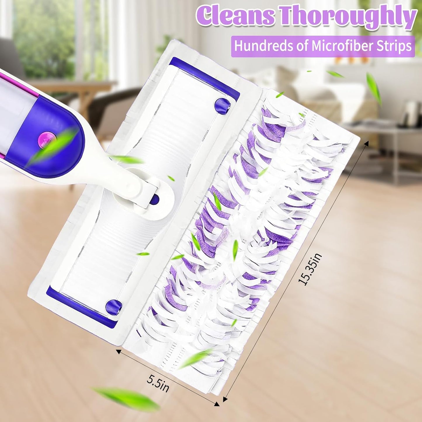 25 Pack Disposable Mop Pads for Swiffer Power Mop Pads, Replacement for Swiffer Power Mop Refills Compatible with Swiffer Power Mop Pads, Multi-Surface Mop and PowerMop Wood Mop Floor Cleaning