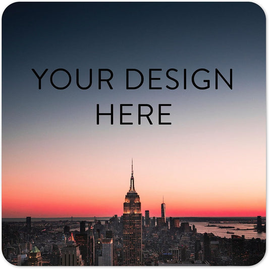 100 Custom Vinyl Stickers - Upload Your own Image, Text, Design, Logo - Personalized Logo Labels for Handmade, Packaging, Bottle, Jars, Candle, Brand Stickers (City, 2x2 Square)