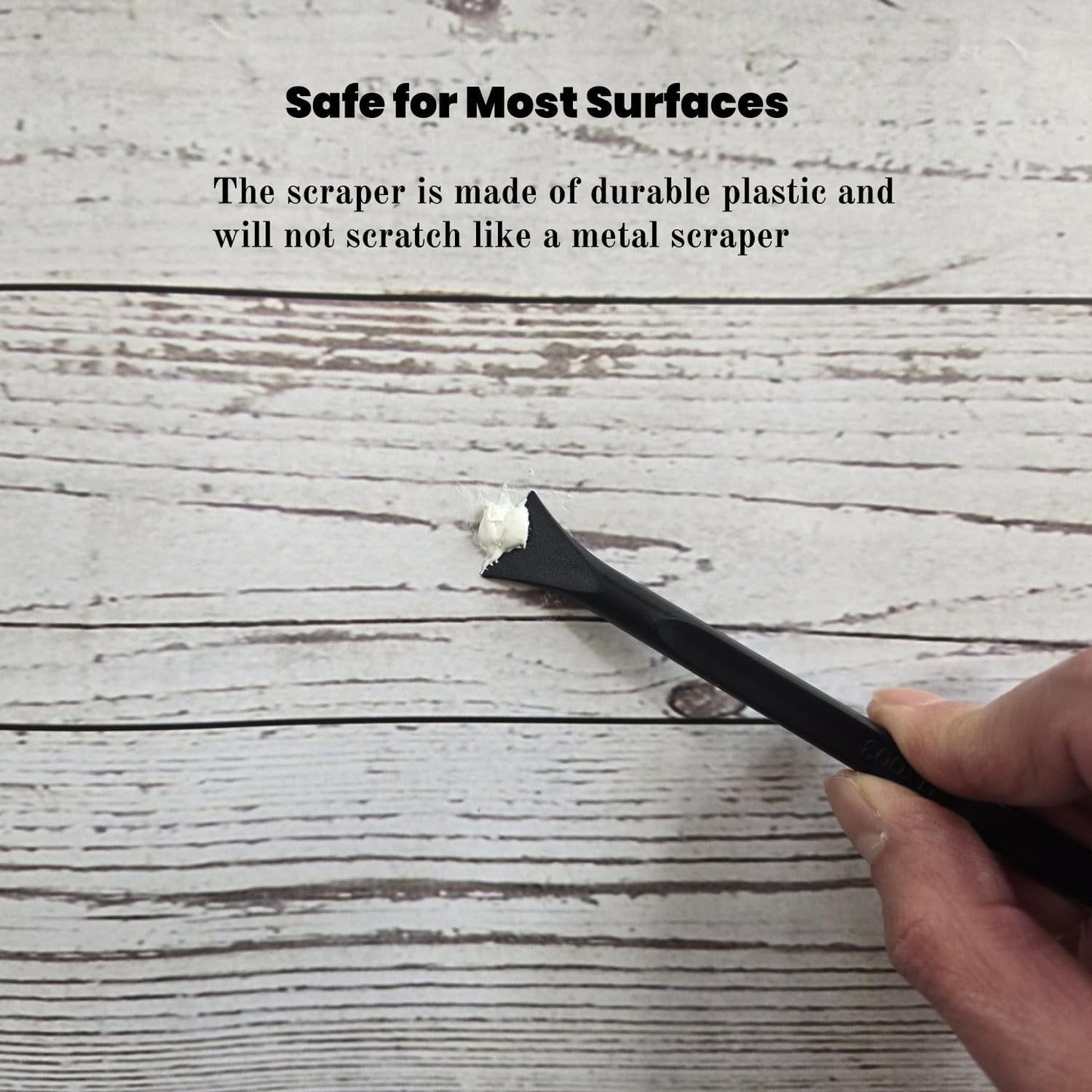 Tpyx Scraper Small Plastic Scraper Tool, Multi-Purpose Scraper Non-Scratch Cleaning Tool, Used in Narrow Spaces and Gaps, Perfect for Removing Oil stains, Labels, Food, Dirt, Paint, Etc. (3)