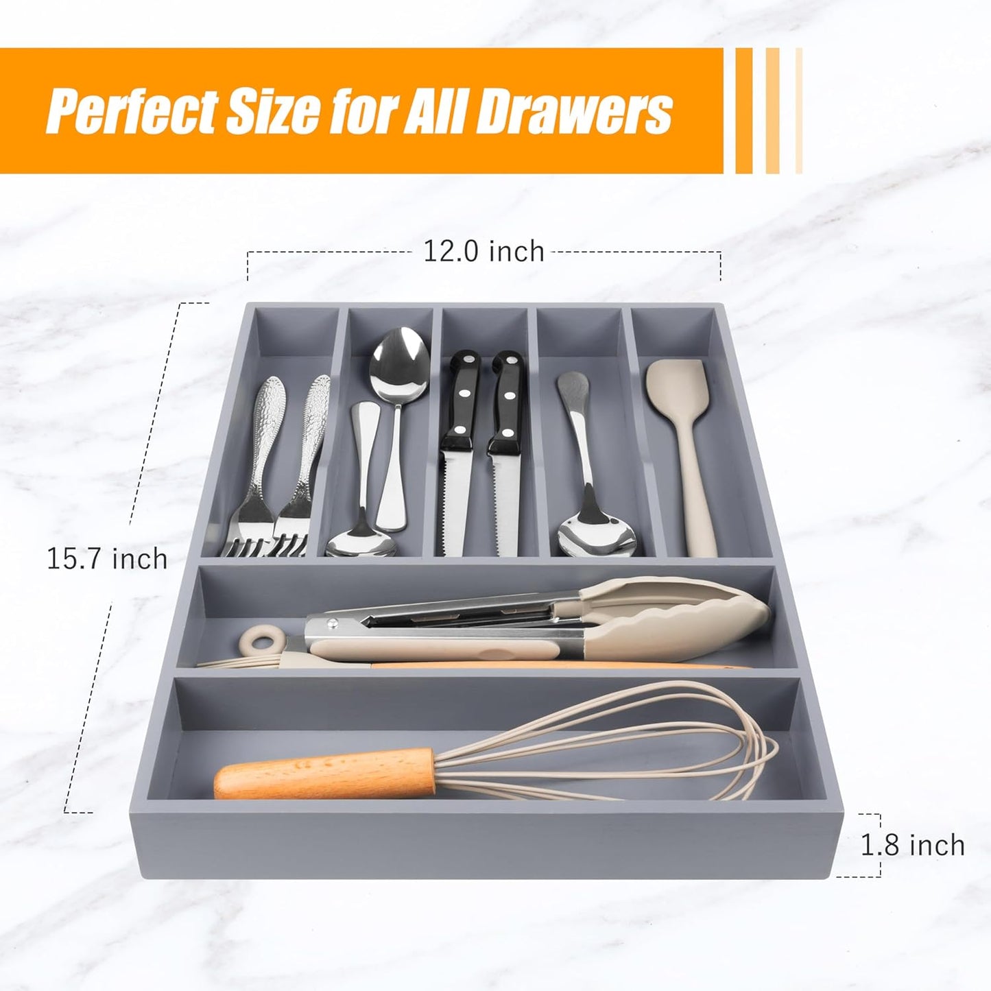 Kitchen Silverware Drawer Organizer and Storage Organizador Small De Cucharas y Tenedores Cubiertos Para Gavetas Cocina Para Gabinete Cajones Cocina Cajones Cocina Para Gabinete Hogar y Cocina Ofertas