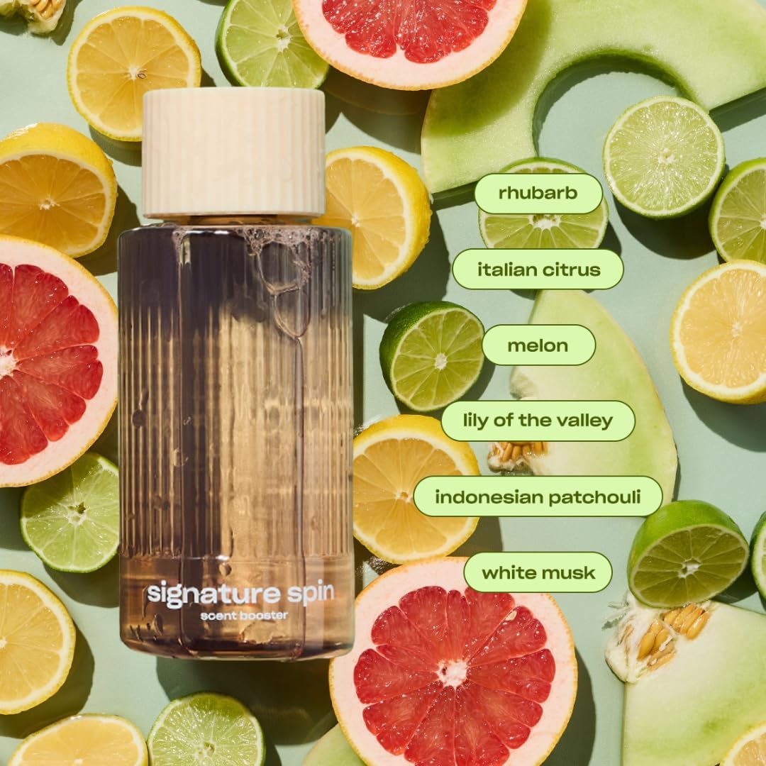 Snif Signature Spin Scent Booster, Classic, Clean and Crisp Scent, 25 Loads, Non-Irritating to Skin, Clean, Non-Toxic, Vegan, Cruelty Free, 8.5oz