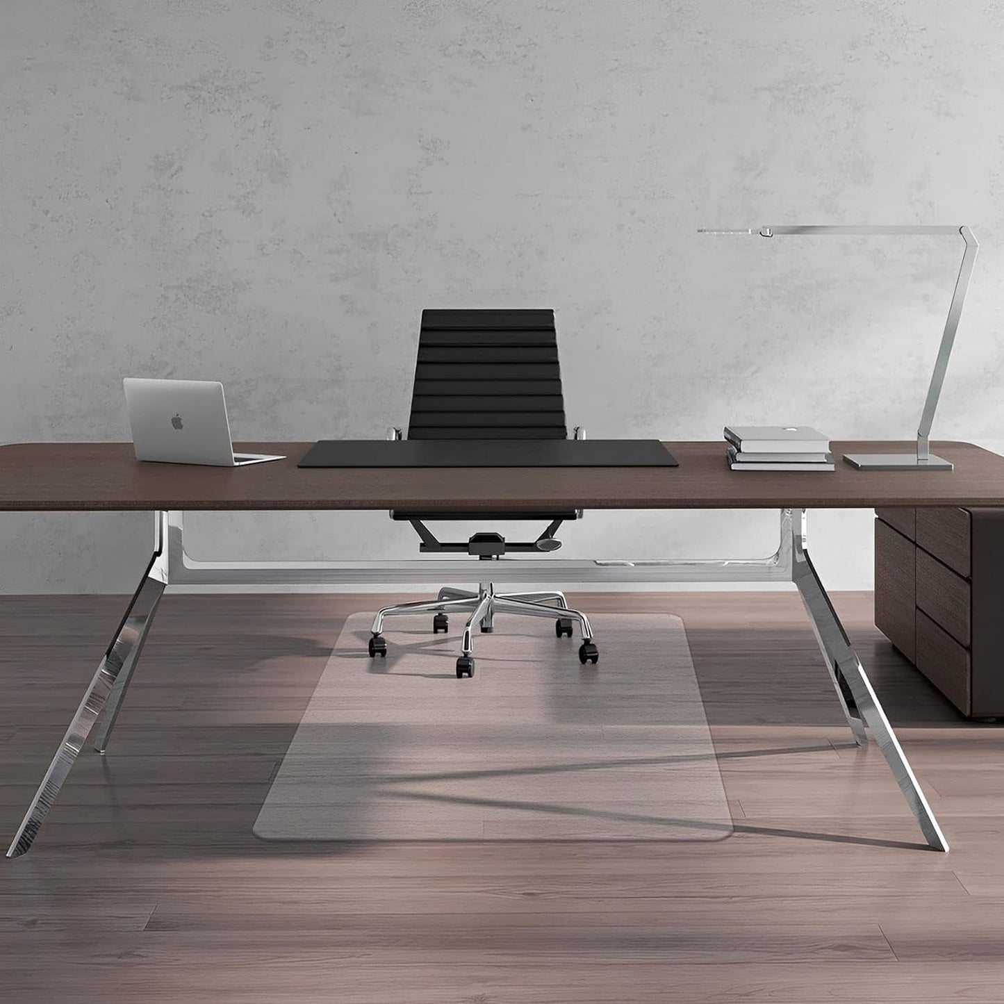 FuturHydro Office Chair Mat for Hardwood Floor, 36" x 48" Clear Computer Chair Mats, Plastic Rolling Chair Mat for Office, Home and Gaming Floors (Rectangle)