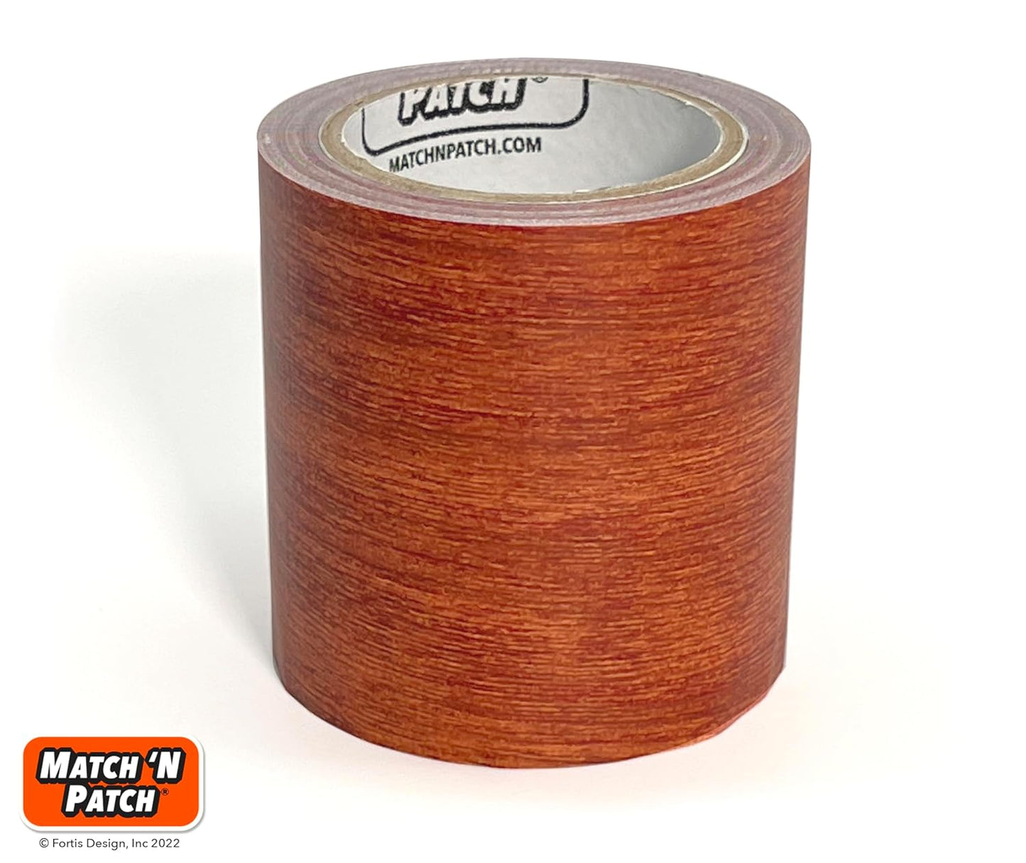 MATCH 'N PATCH Realistic Wood Grain Repair Tape - Durable Multi-Use Adhesive Tape for Furniture, Floors, Cabinets, Windows, Doors, RV, Home Decor & DIY Projects - Red Oak, 2.25 inch x 15 feet