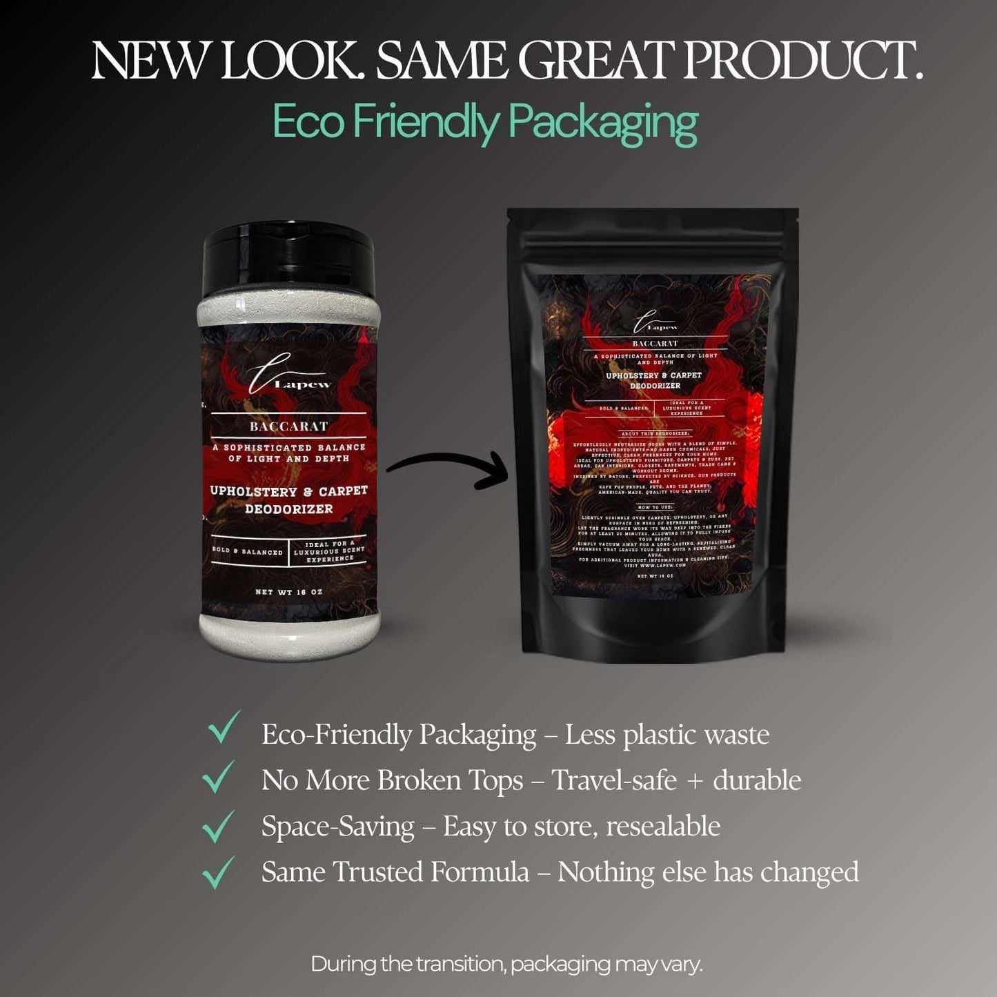 Baccarat Rouge Carpet Freshener Powder: Powerful Odor Eliminator for Home, Upholstery Deodorizer, Carpet Deodorizer, Pet Urine, Cat Litter Box - Baccarat Rouge Fragrance.