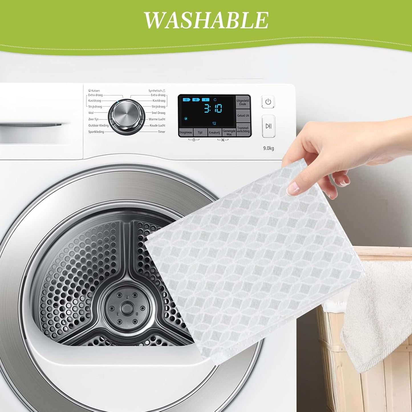 Cooyes Refrigerator Liners 17.7" x 24", Absorbent Strong Grip Fridge Liners Washable, Fridge Shelf Liner for Kitchen Cabinets, Non-Adhesive Refrigerator bin Liners and Mats