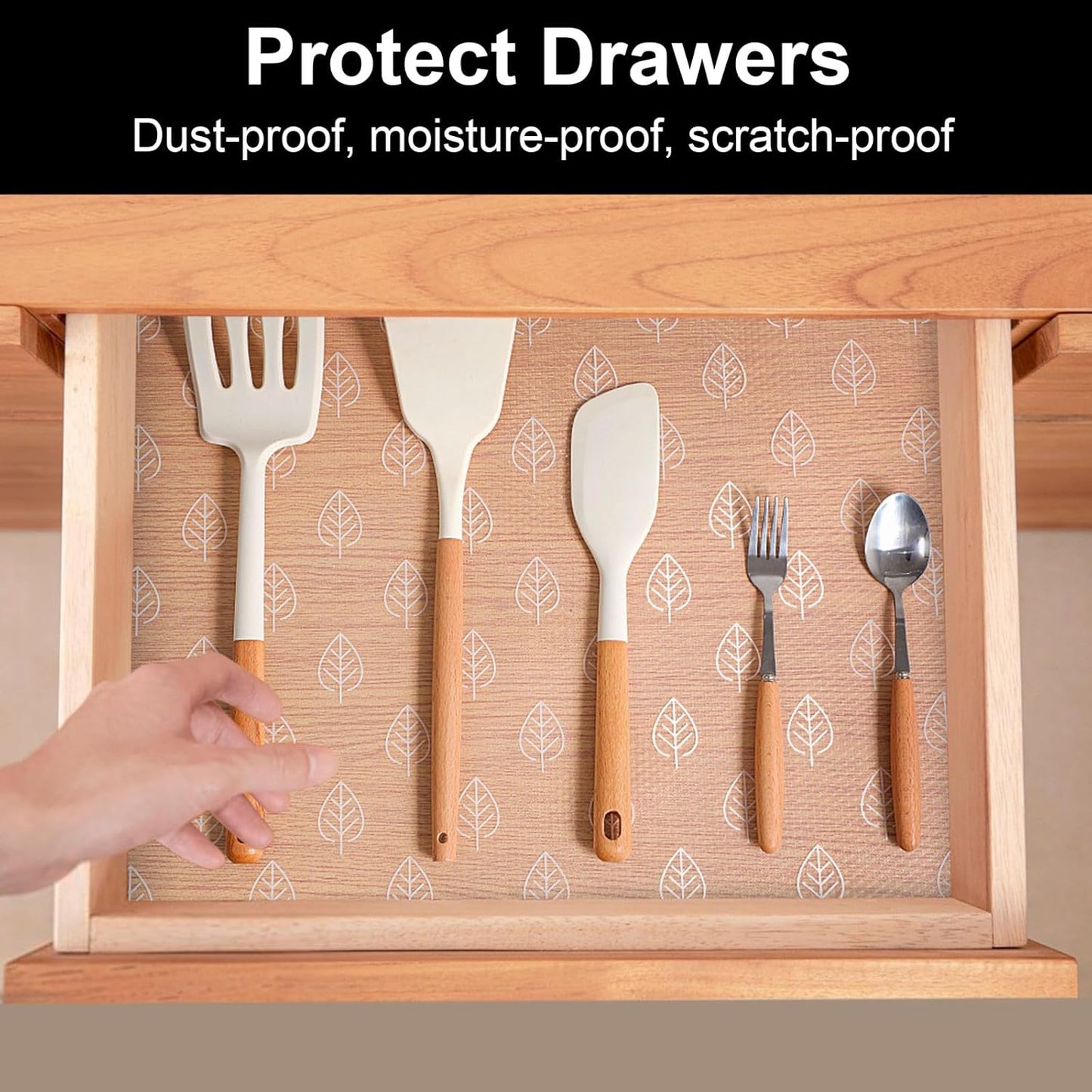 CooyesFridge Liners Shelf Liner for Kitchen Cabinets Refrigerator Liners Waterproof & Oil-Proof Kitchen Cupboard Liner Non Adhesive Drawer Mats EVA Material for Shelves