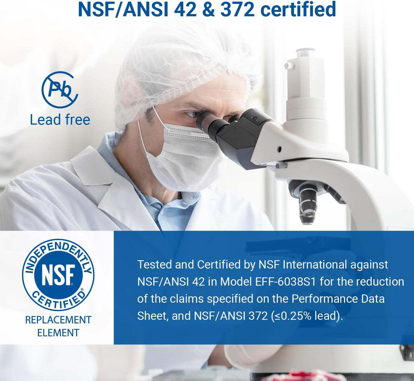 Maxblue EDR1RXD1 Replacement for Everydrop® Filter 1, Whirlpool® W10295370A, EDR1RXD1B, P8RFWB2L, P4RFWB, MB-F38, Kenmore® 46-9081, 46-9930 Refrigerator water filter, 2 Filters