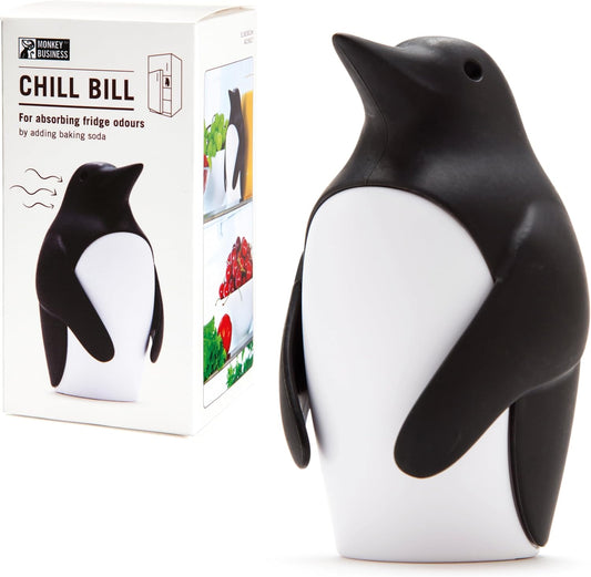Monkey Business Chill Bill Refrigerator Deodorizer, Baking Soda Container, Baking Soda Fridge, Baking Soda Fridge Deodorizer, Cute Gifts, Kitchen Gadgets