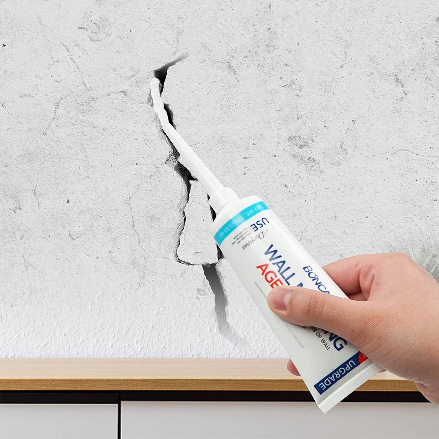 Spackle Wall Repair Kit,Drywall Repair kit,Wall Mending Agent Putty with Scraper,Plaster Wall Repair Paste for Wall Crack/Nail Hole/Graffiti,Wall Surface