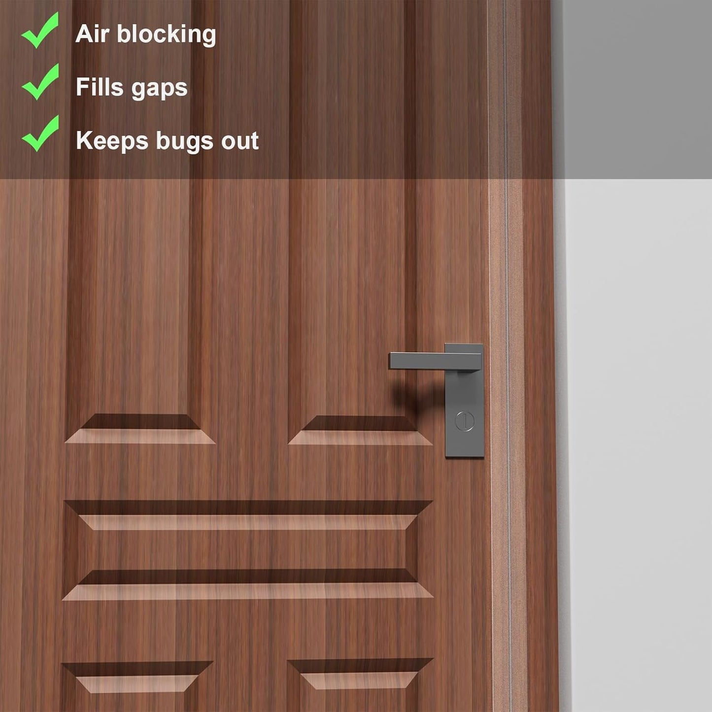 T-Shaped Door Draft Stopper, 1.37 in x 20 Ft Silicone Seal Strip for Windows Gaps, Weather Stripping Seal Strip Shower Sweep, Clear