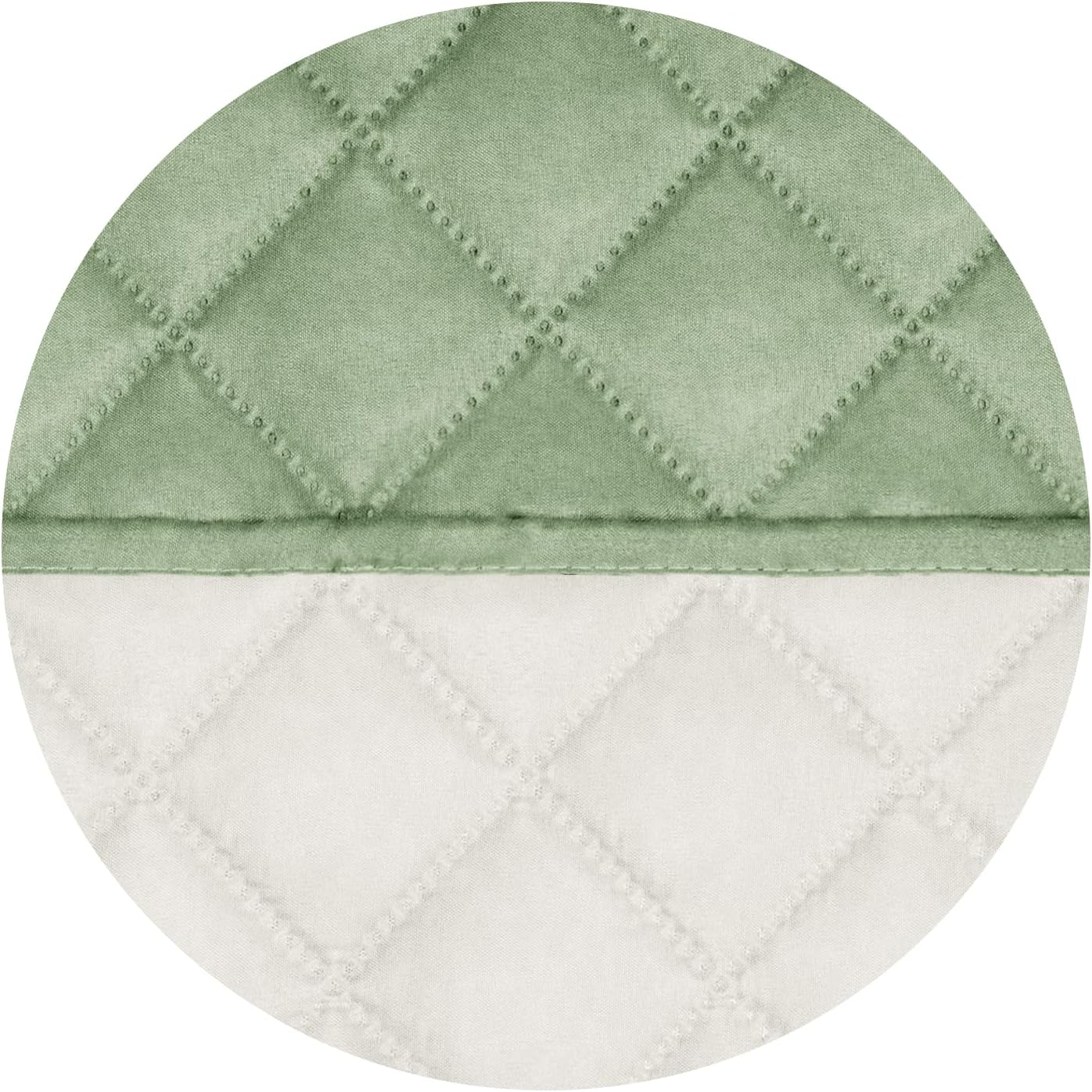 PureFit Reversible Quilted Sofa Cover, Water Resistant Slipcover Furniture Protector, Washable Couch Cover with Non Slip and Elastic Straps for Kids, Dogs, Pets (Oversized Recliner, Sage Green/Ivory)