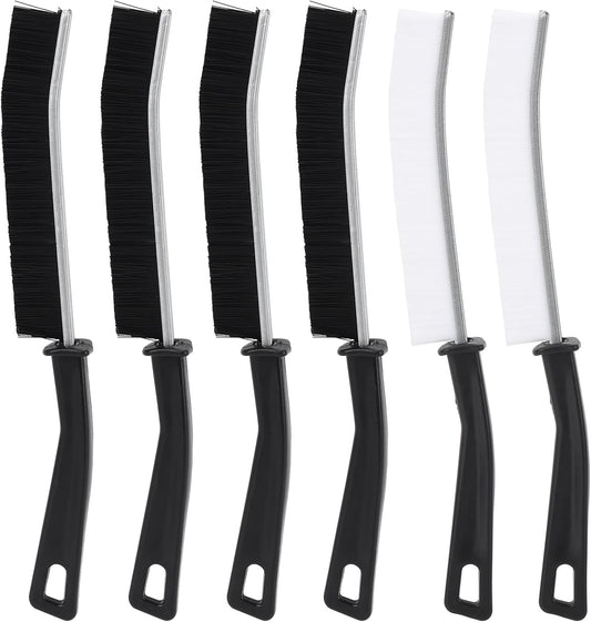 6Pcs Hard Bristle Crevice Cleaning Brush, Grout Cleaner Brush, Multifunctional Gap Cleaning Tool for Household Use, Bathroom, Kitchen, Window,Toilet