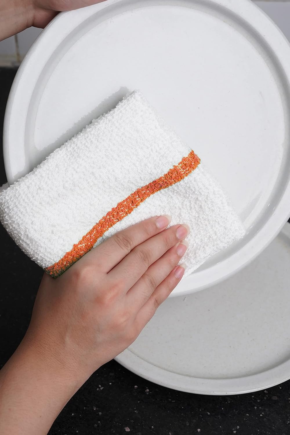 Avalon Towels Terry Bar Mop Towels (Value Pack of 12) Size 16"x19" – Absorbent and Durable, Multipurpose Cleaning Rags, Cotton Cleaning Cloths, Terry Cloth Rags, Reusable Shop Rag