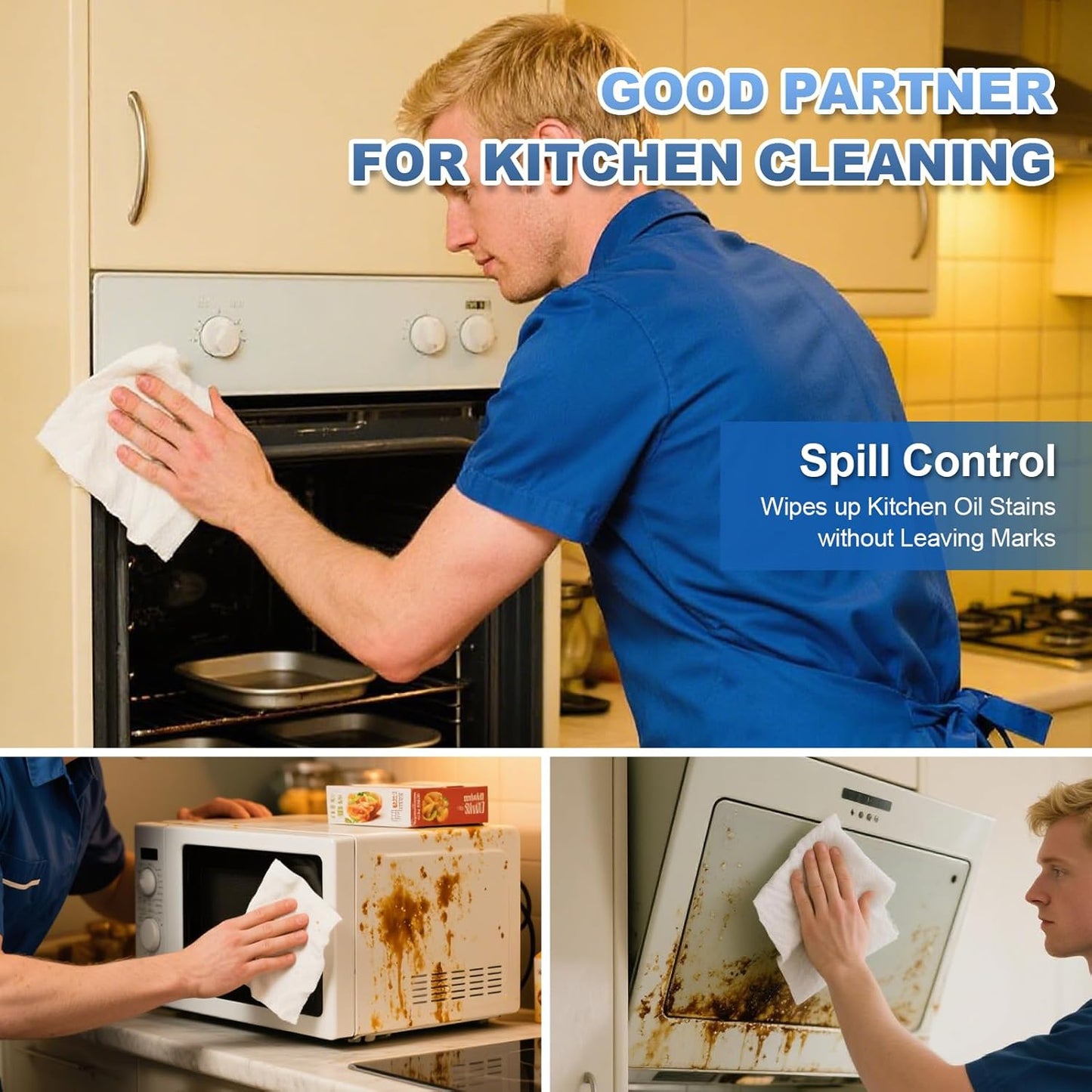 Cleanroom Wipes 6"x6" (300 Pcs, Cellulose/Polyester Blend, Grade A, 68GSM) Lint Free Wipes for Laboratory, Electronics, Pharmaceutical,Printing,Automotives and Semiconductor Industries