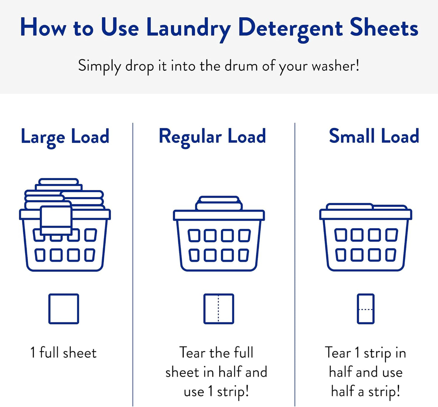 The Clean People Lavender Laundry Detergent Sheets - Laundry Soap - Ultra Concentrated, Recyclable Packaging, Stain Fighting - Lavender, 96 Pack