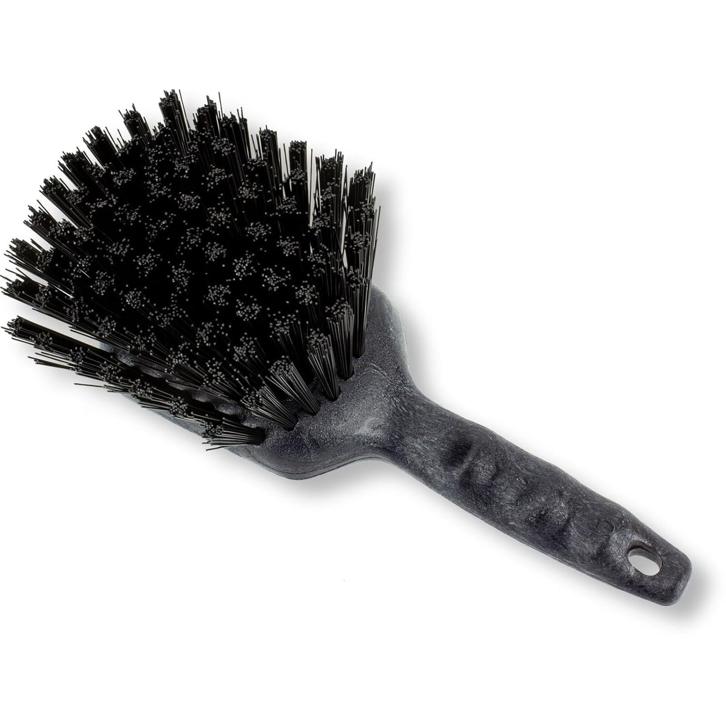 SPARTA 40541EC03 Plastic Scrub Brush, Utility Brush, Kitchen Brush With Hanging Hole For Cleaning, 8 Inches, Black, (Pack of 6)