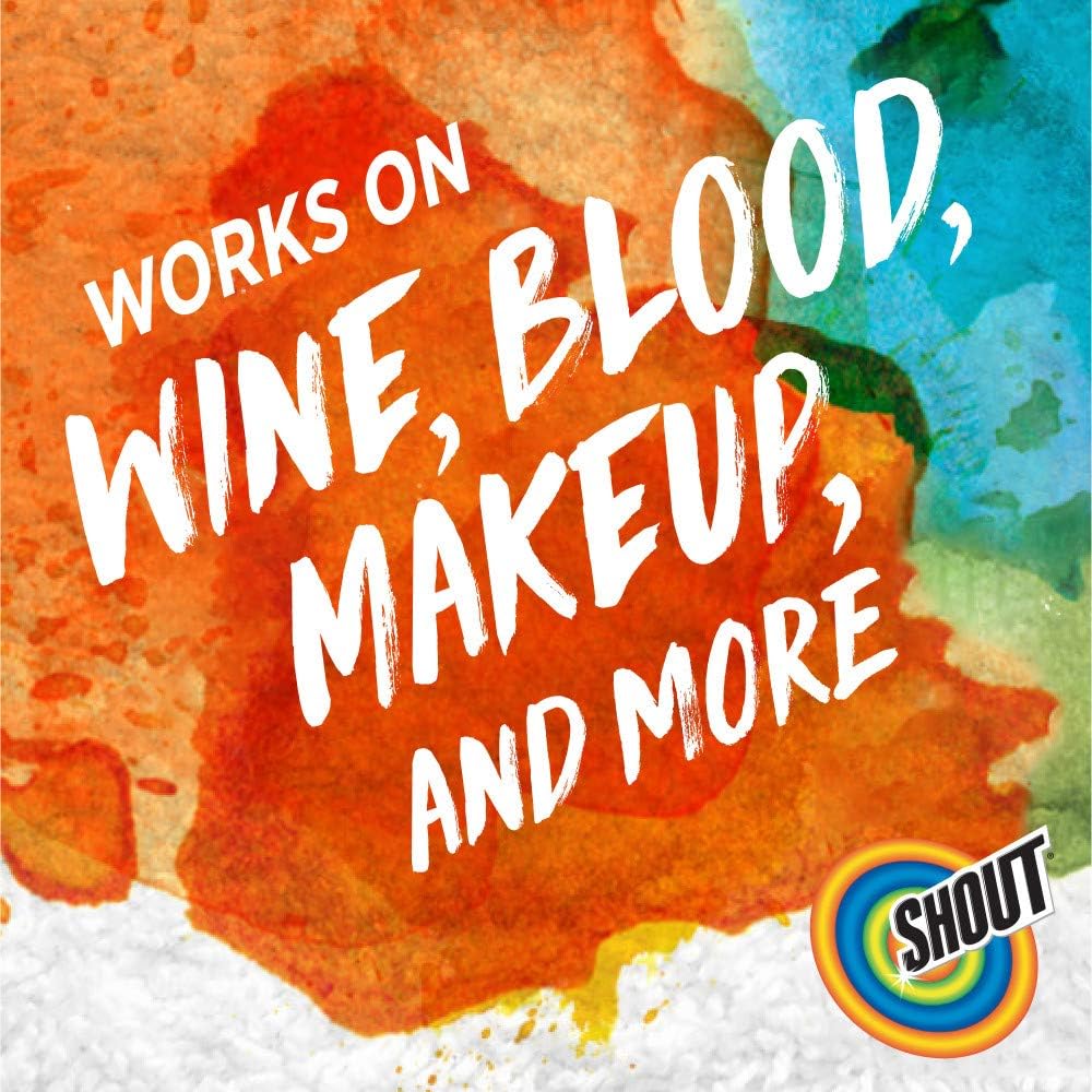 Shout Advanced Laundry Stain Remover Gel for Clothes Laundry, Breaks down stubborn, dried-in, and tough stains - 22oz Spray