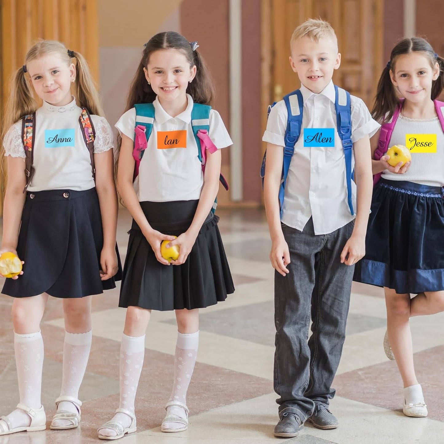 STARLIBOO Colored Labels Stickers 3 x 2 Inch, Rectangle Moving Labels Stickers, 250Pcs Garage Sale Price Stickers, Adhesive Moving Labels for Boxes (Yellow)