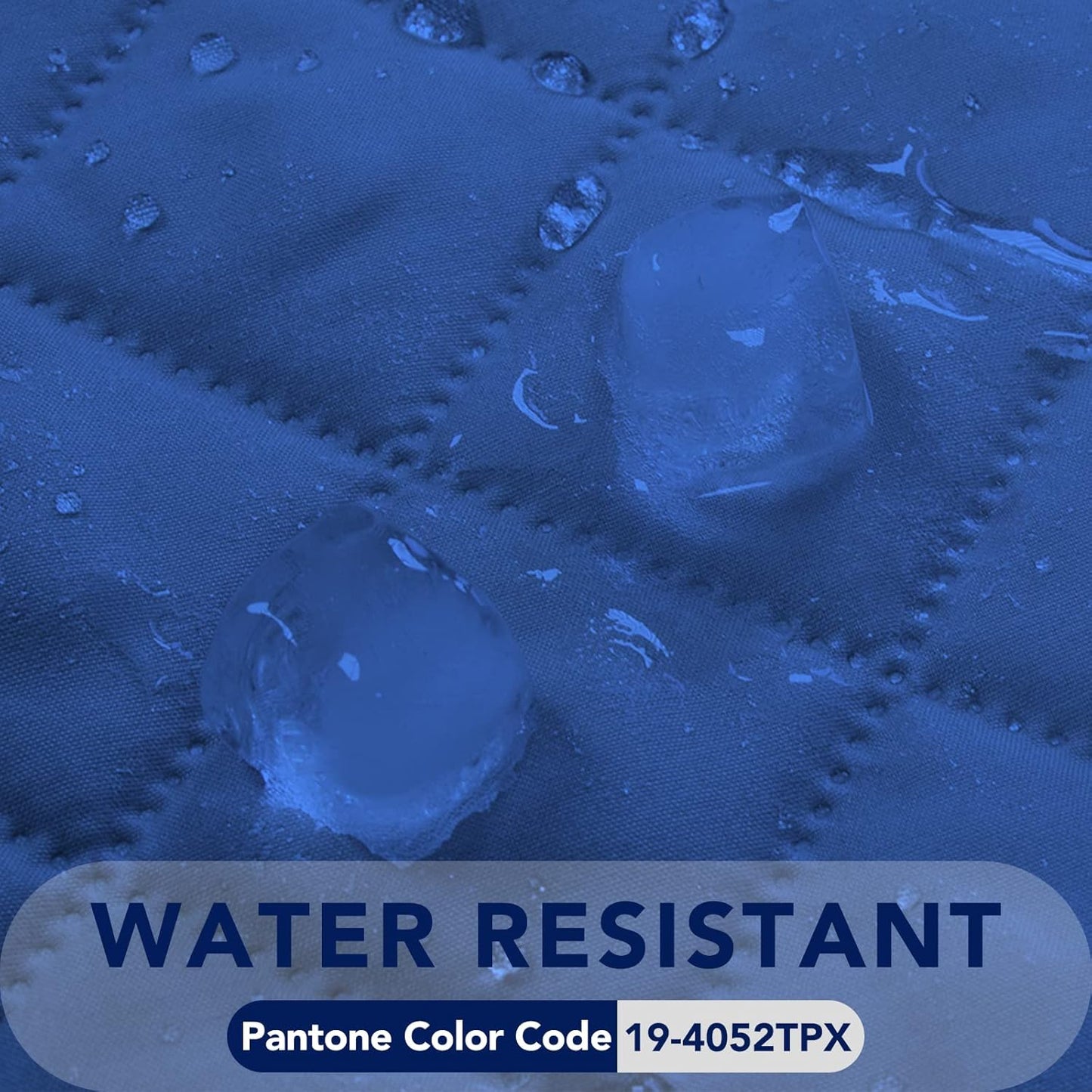 PureFit Reversible Quilted Sofa Cover, Water Resistant Slipcover Furniture Protector, Washable Couch Cover with Non Slip and Elastic Straps for Kids, Dogs, Pets (XX Large, Classic Blue/Ivory)