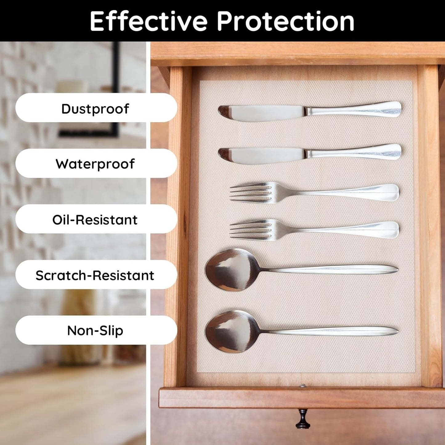 Kitchen Cabinet Liner, 11.8" W x 39" L x 0.02" T, Drawer Liners for Dresser, Non-Adhesive & Non Slip for Home and Kitchen Shelf, Drawer, Cabinet, Refrigerator, Dresser, Cupboard, RV (Argyle)