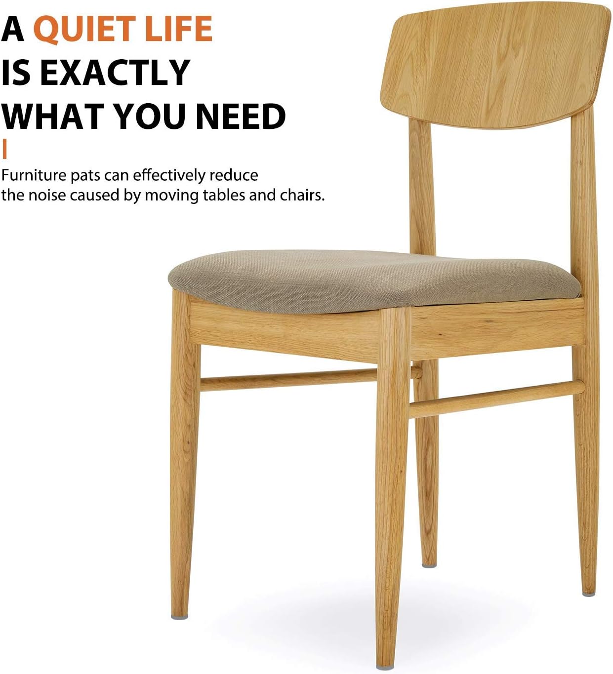 Furniture Pads 300 Pcs Premium Furniture Felt Pads (Grey), Huge Quantity Self Adhesive Felt Furniture Pads, Anti Scratch Floor Protector for Furniture Legs Hardwood Floor with 60 Cabinet Door Bumpers