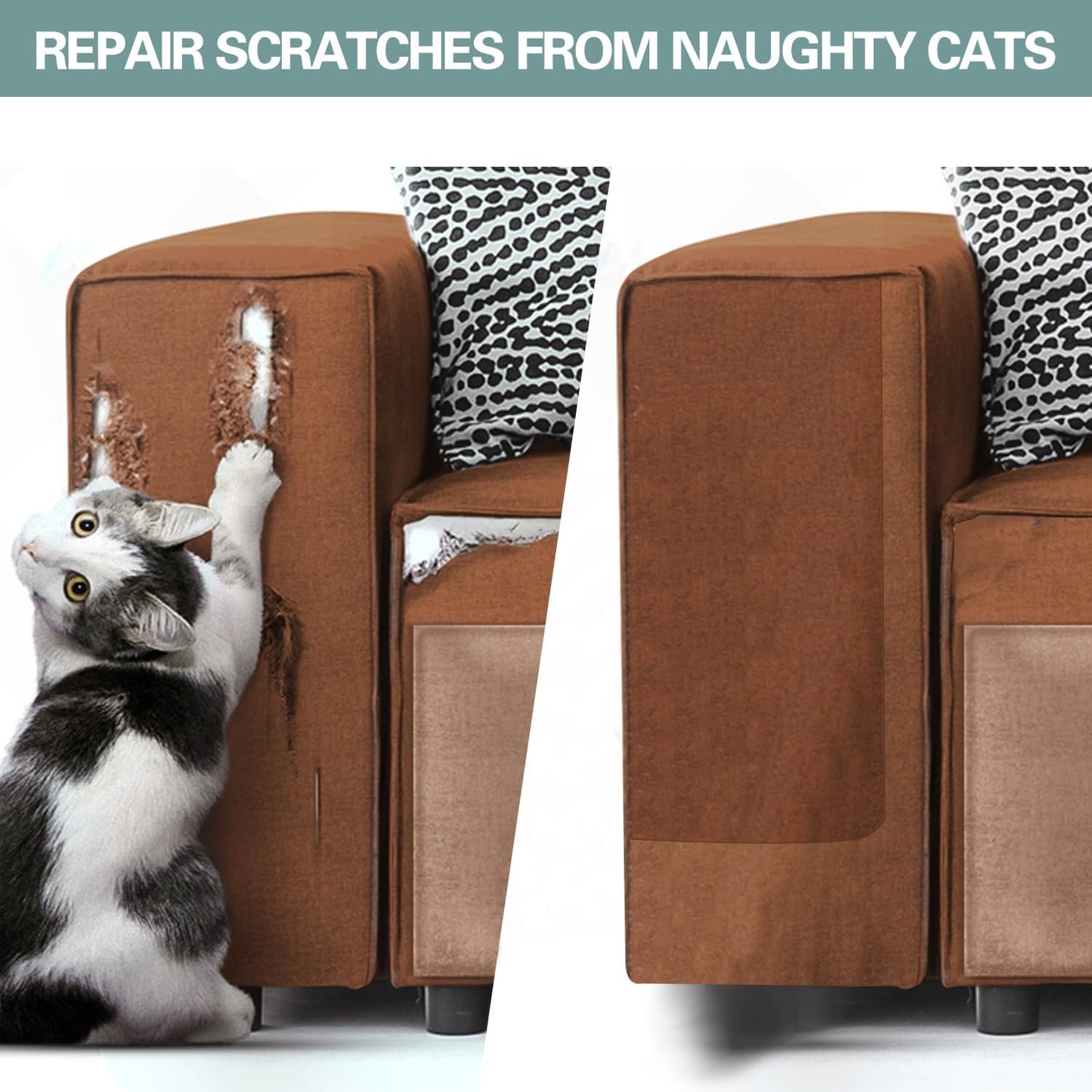 Velvet Repair Patch, Self-Adhesive Flannel Fabric Patch, Multi Colors, Microfiber Patch，Can be Used to Patch Sofas, Car Seats, Handbags, Jacket Holes and Tears (Light Khaki)