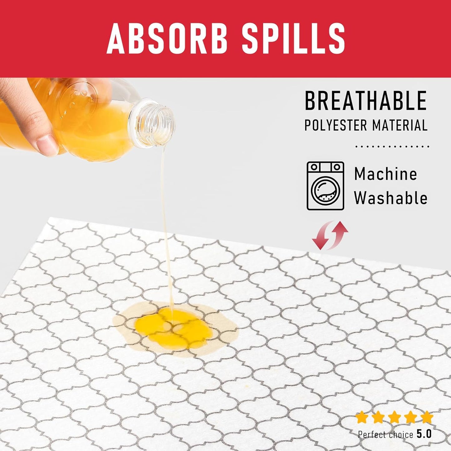 Cooyes 12 Pack Refrigerator Liners, Non Slip Fridge Mats Washable, Refrigerator Shelf Liner for Glass Shelves and Drawers, Keep Produce Fresh Longer, 12" × 24"