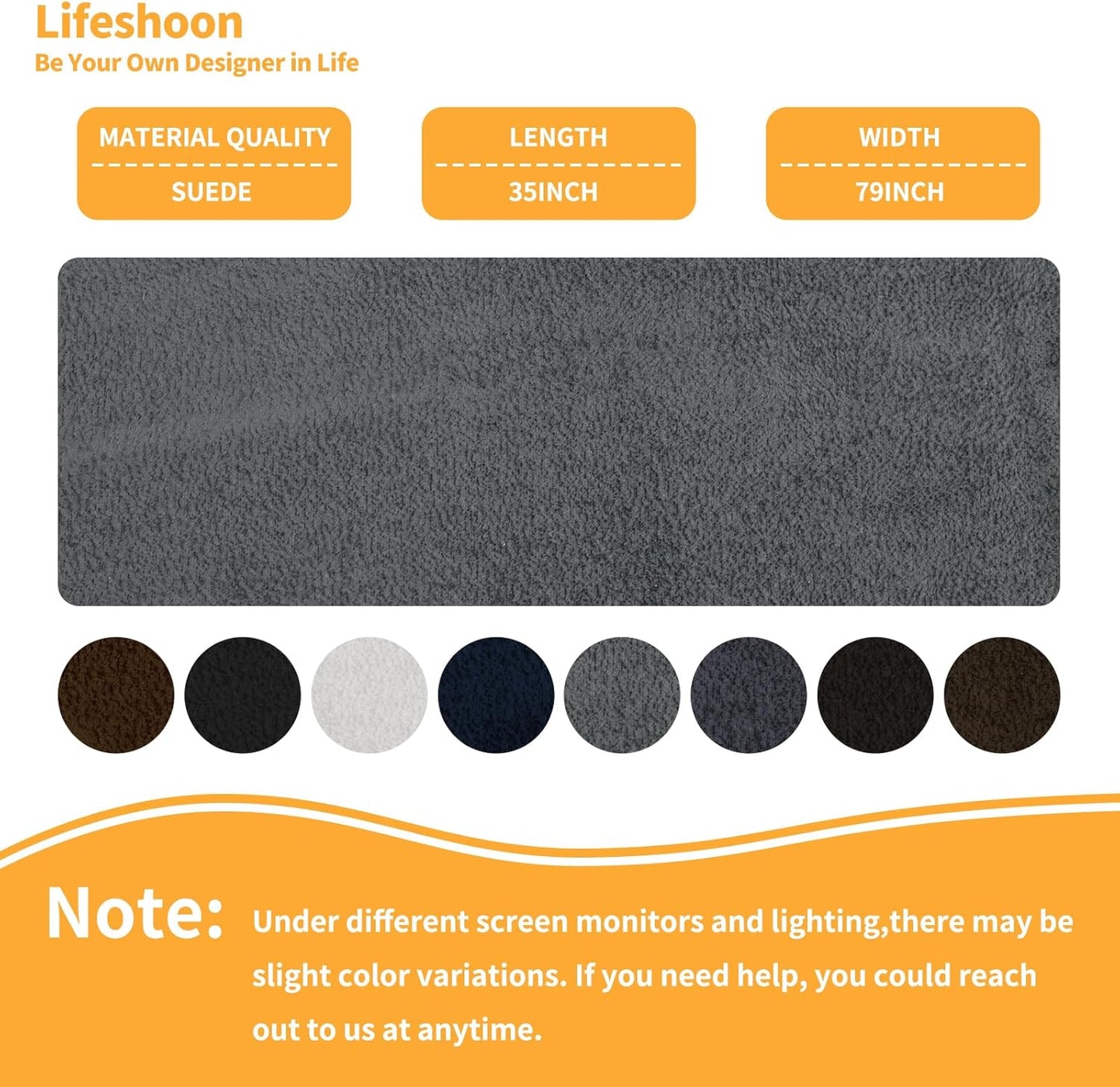 Fabric Repair Patches, 35X79 Inch Self-Adhesive Suede Patches Tape Durable, DIY Large Fabric Repair for Sofa, Couches, Furniture, Chair, Clothing （35X79 Inch, Grey）