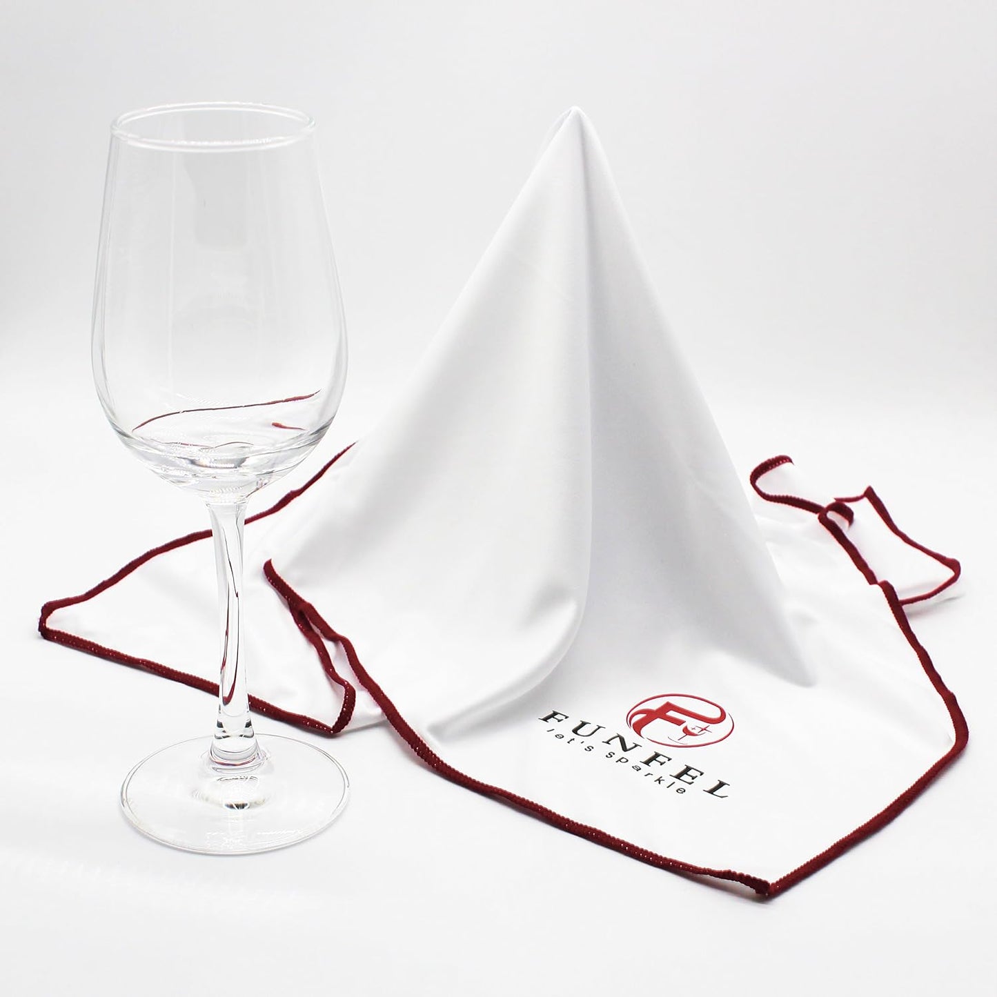 Large Microfiber Glass Polishing Cloth, Lint Streak Free Drying Towel 24x20 inch (2-Pack)