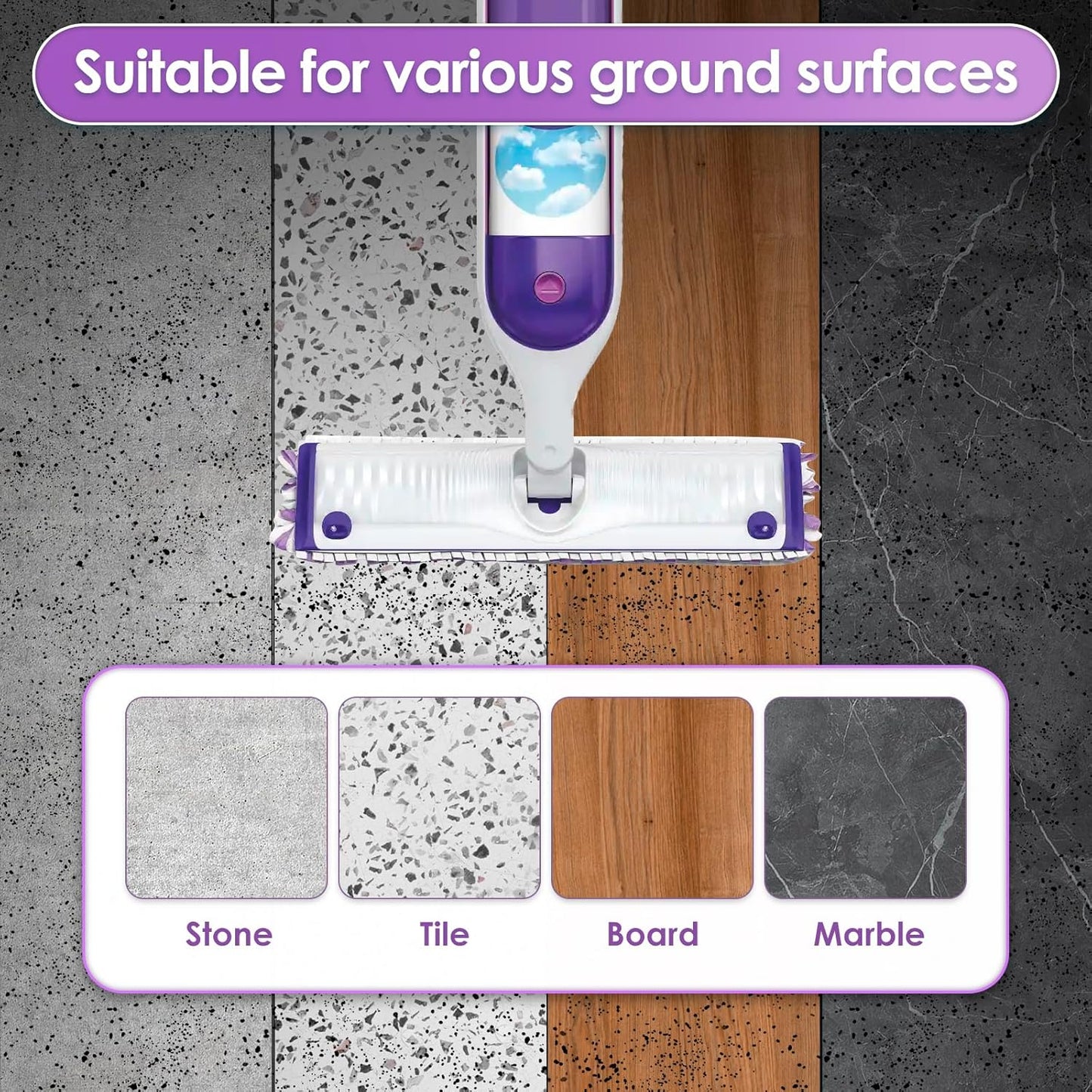 (25 Pack) Replacement Power Mop Pads for Swiffer PowerMop, Disposable PowerMop Mopping Pad Refills Compatible with Swiffer PowerMop, Multi-Surface Mop Pad Refills for Floor Cleaning